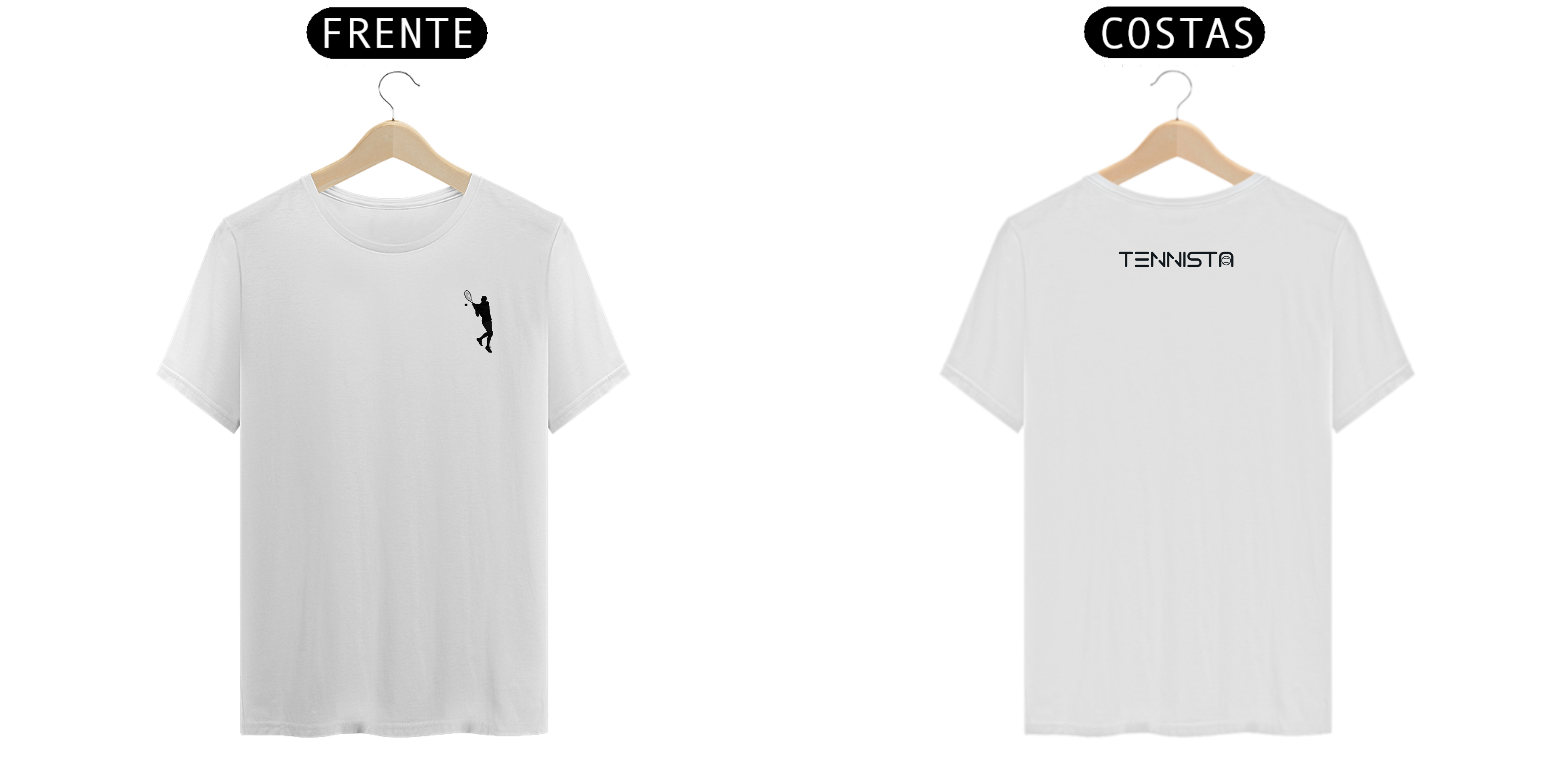 CAMISETA TENNISTA BACKHAND MINIMALIST