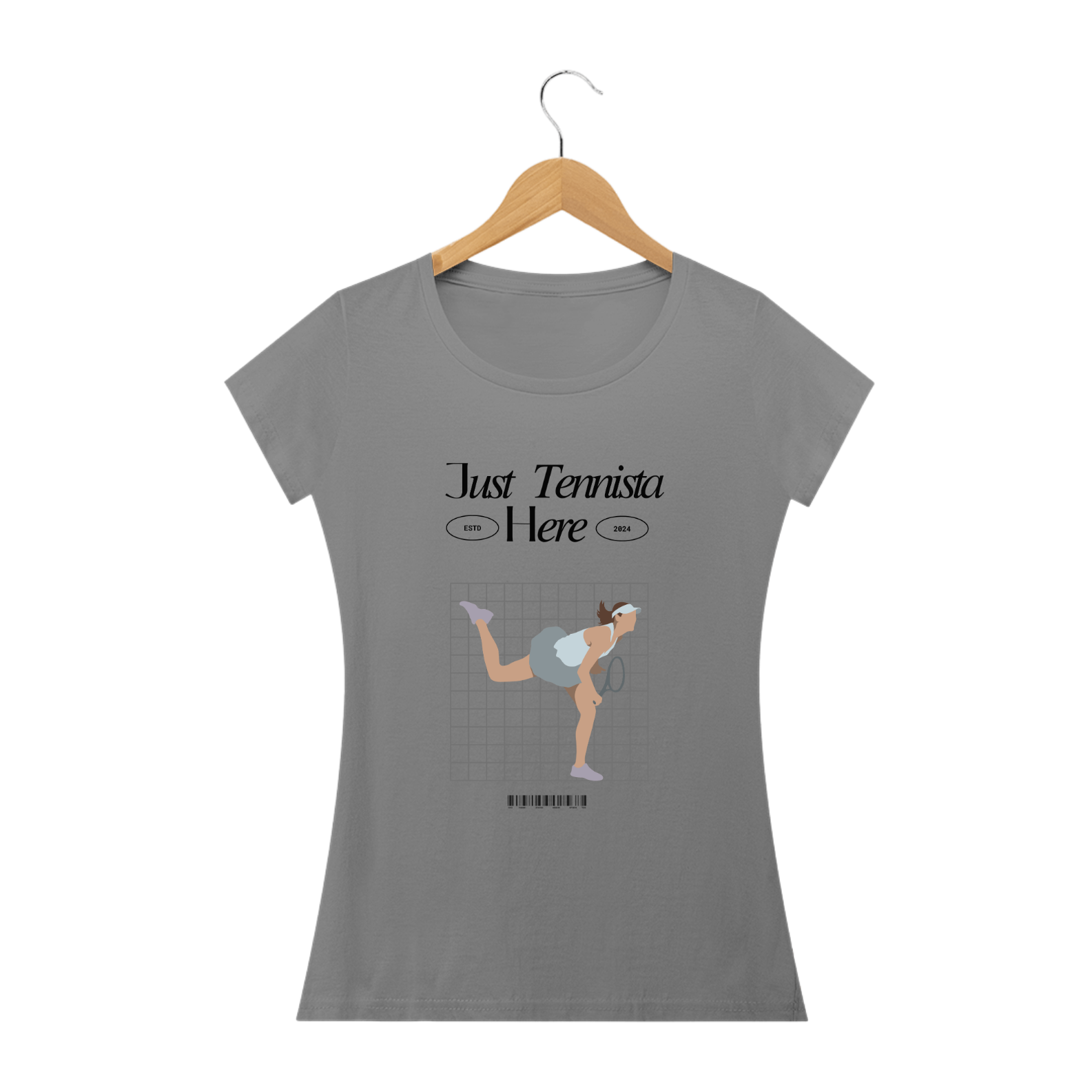 CAMISETA BABY LONG 'JUST TENNISTA HERE'