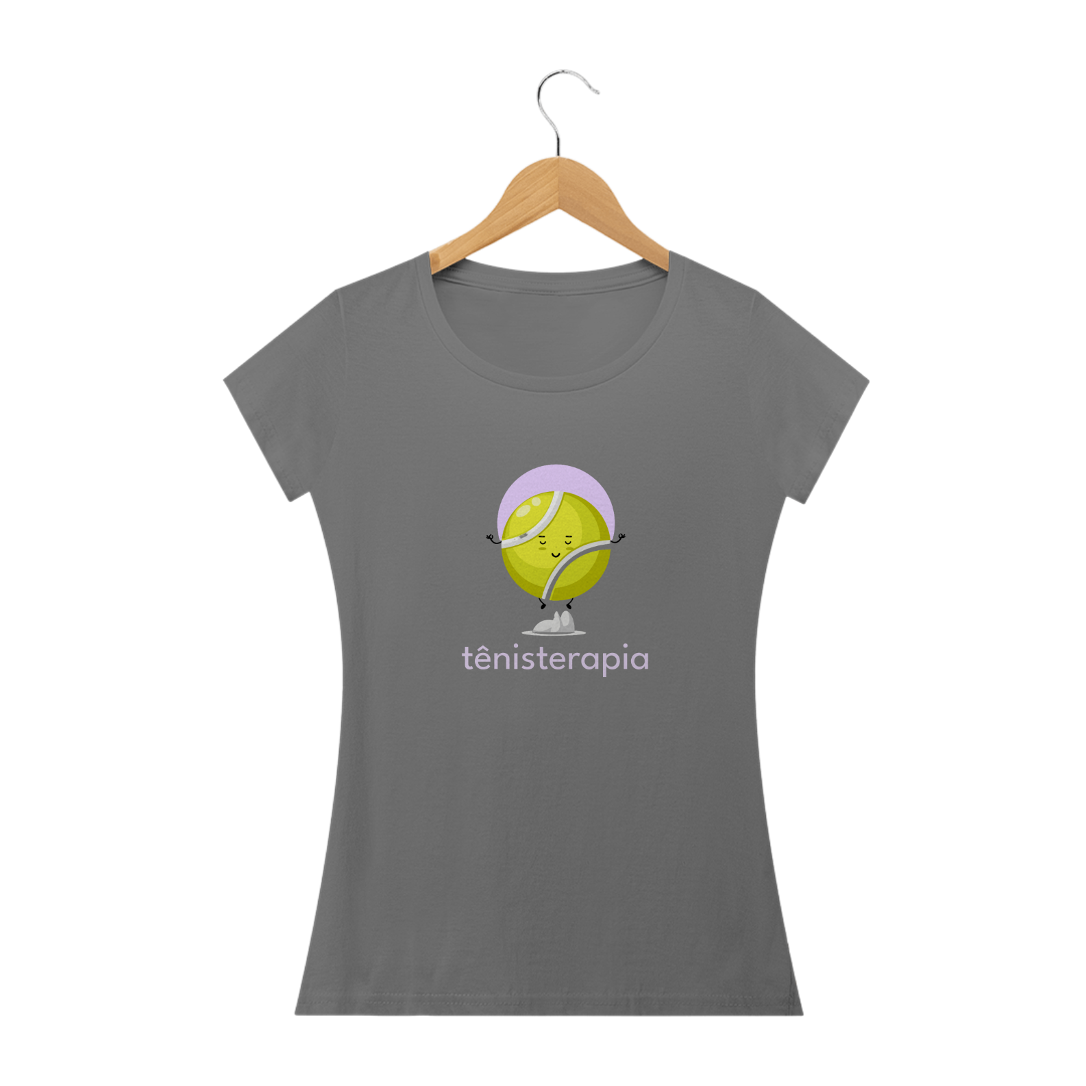 CAMISETA BABY LOOK 'TÊNISTERAPIA' TENNISTA