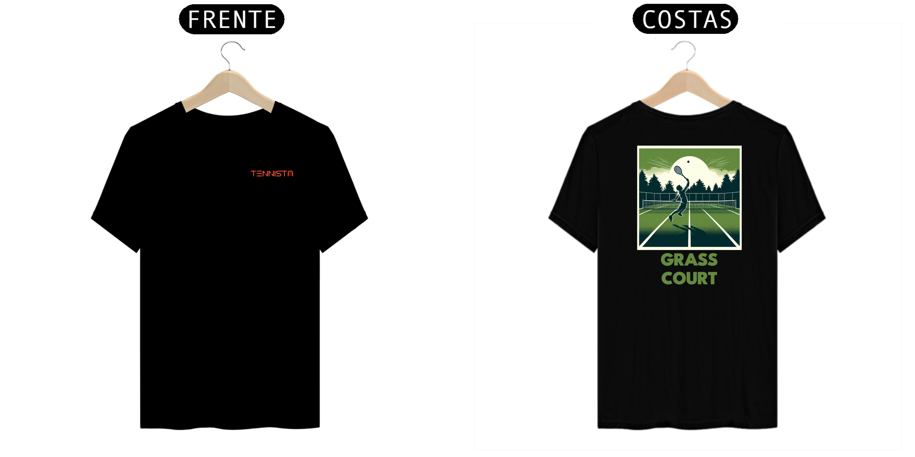 CAMISETA TENNISTA 'GRASS COURT'