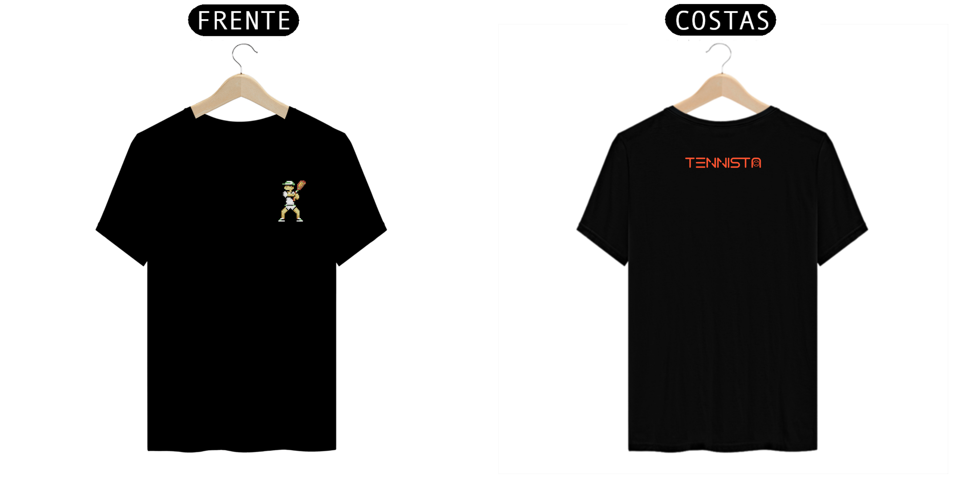 CAMISETA PIXELATED 'TENNISTA' RETRO