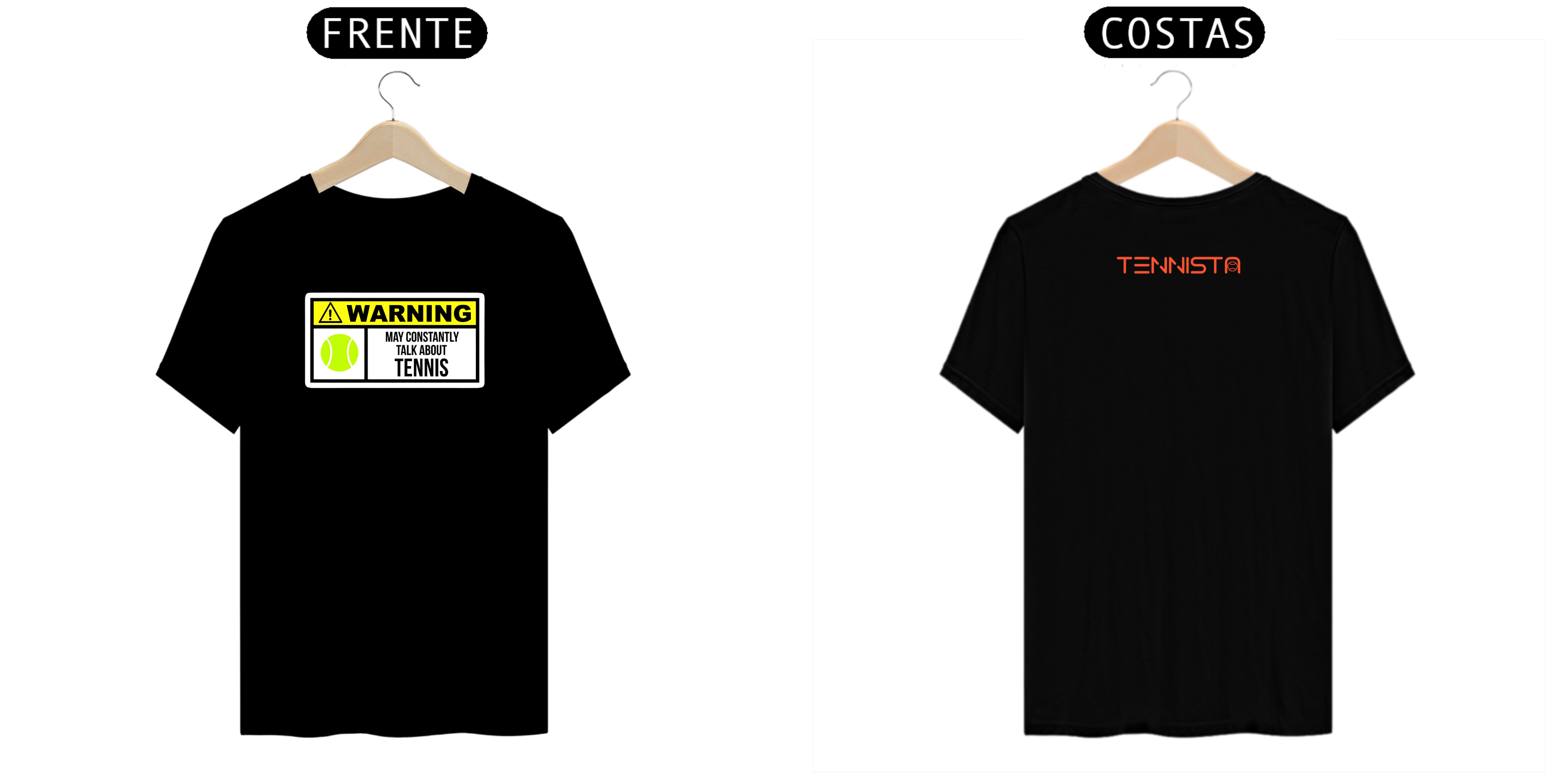 CAMISETA 'WARNING' TENNISTA