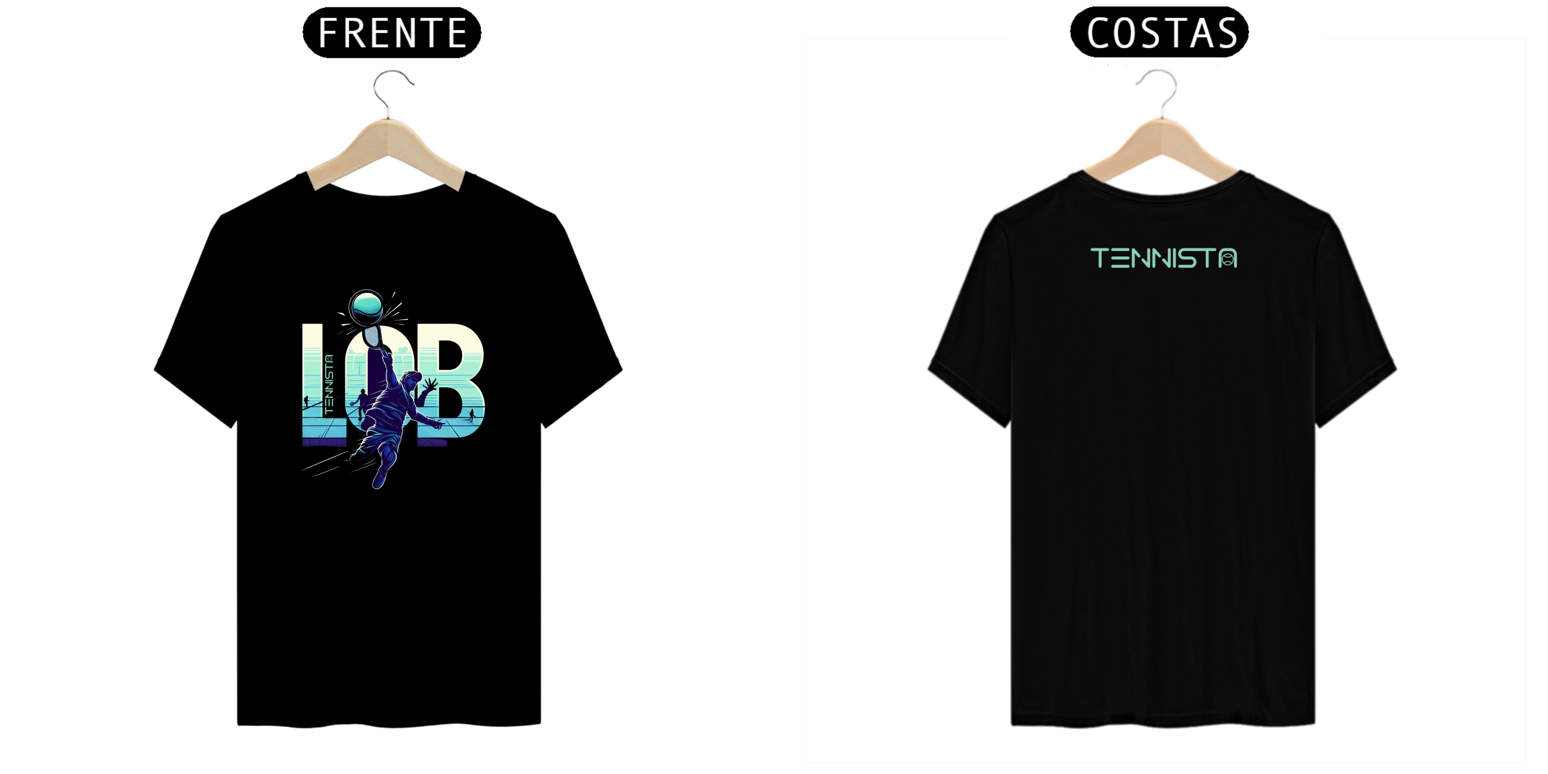 CAMISETA TENNISTA 'LOB COURT'