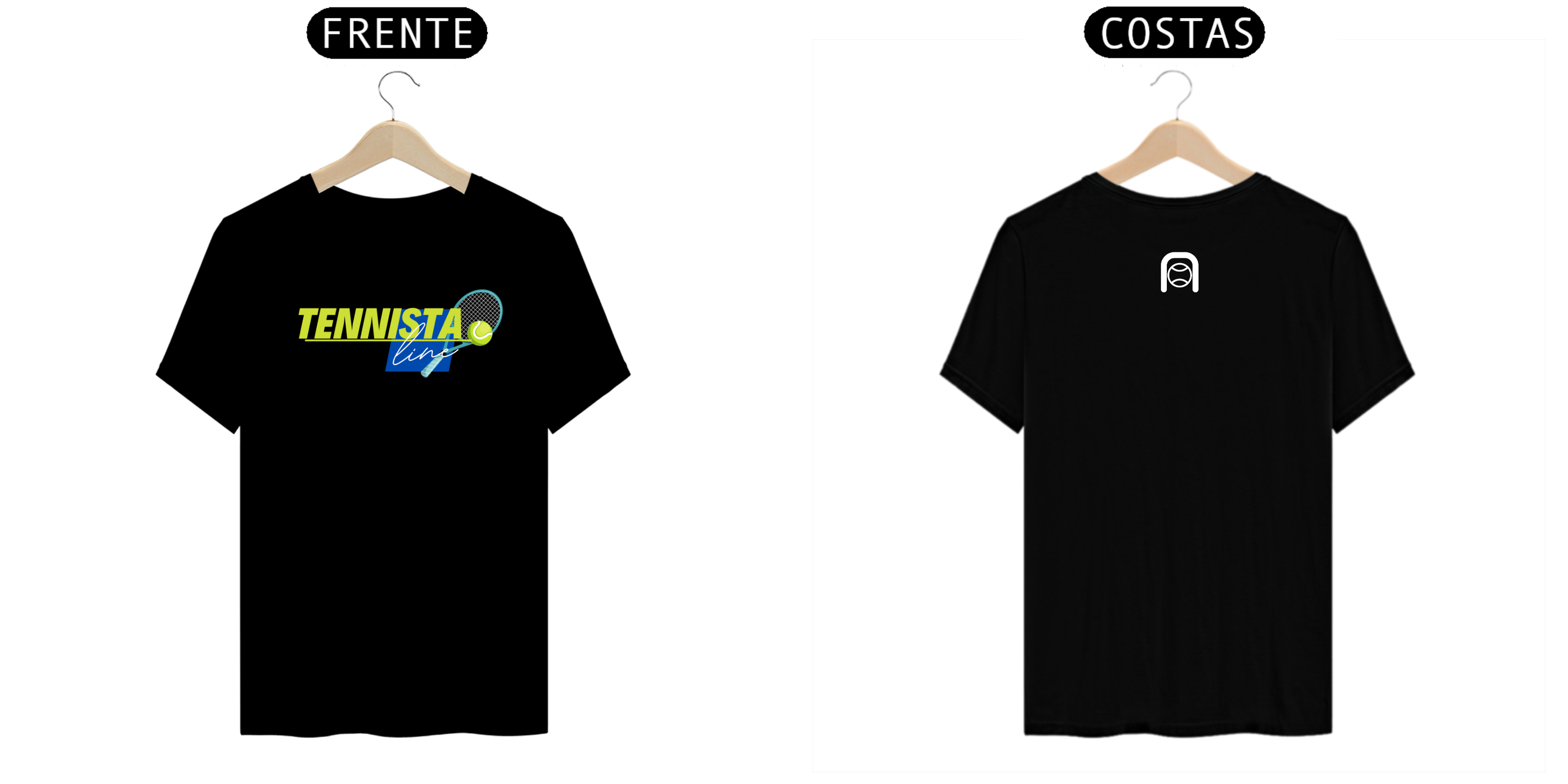 CAMISETA TENNISTA LINE 'RACKET'