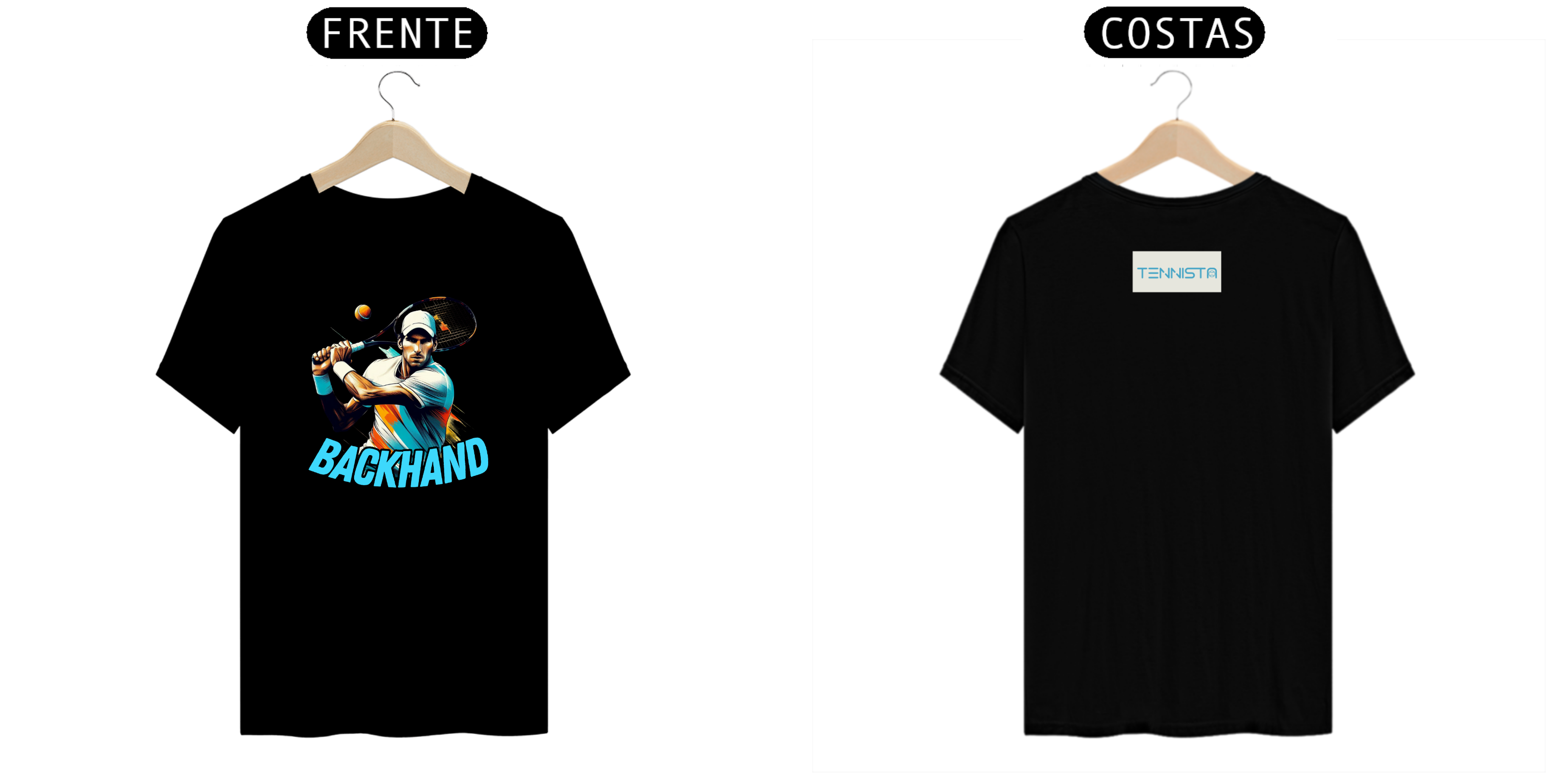 CAMISETA TENNISTA 'PRO BACKHAND'