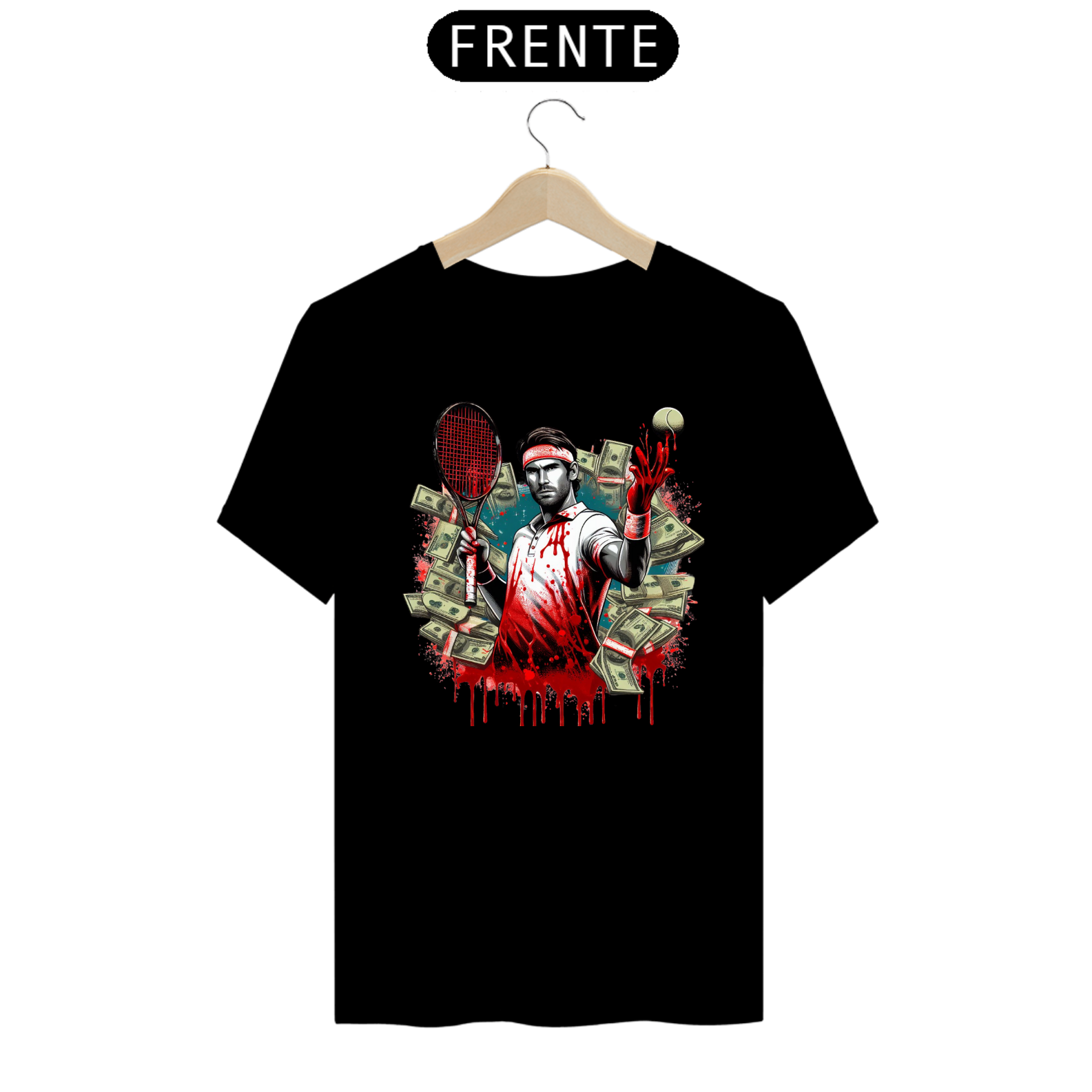 CAMISETA TENNISTA 'BLOOD MONEY'