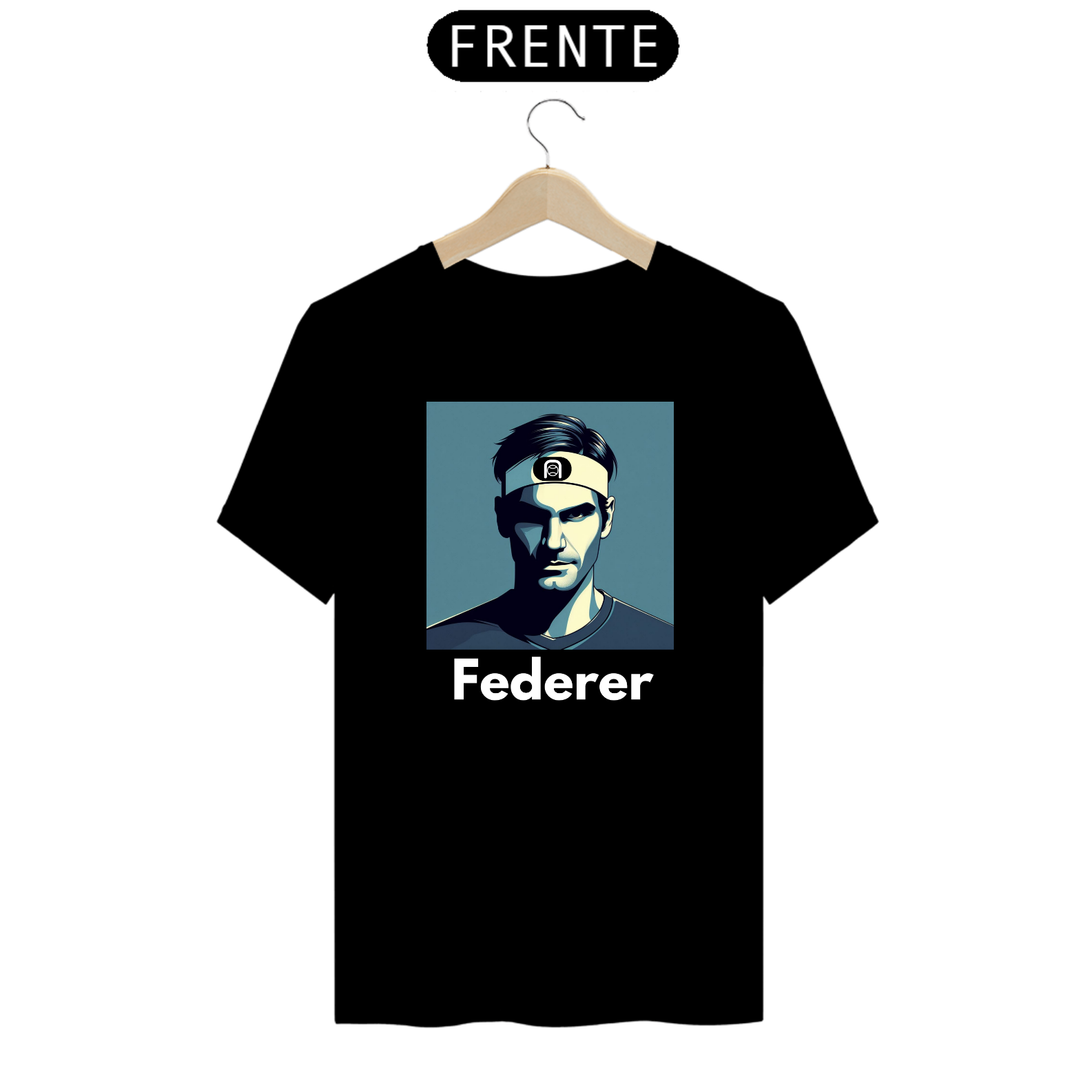 CAMISETA TENNISTA FACE TO FACE FEDERER