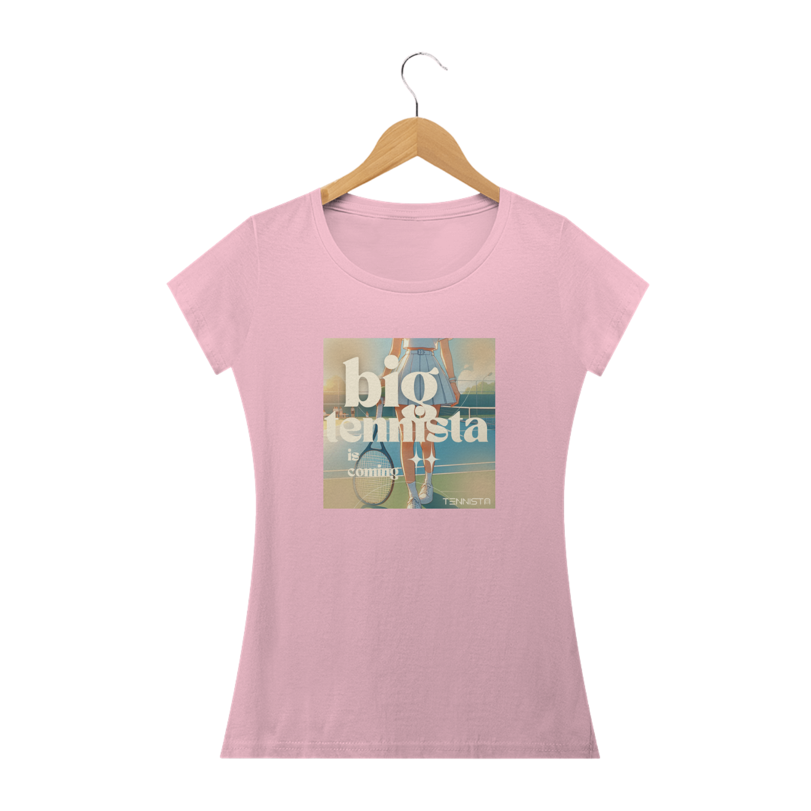CAMISETA BABY LONG 'BIG TENNISTA IS COMING'