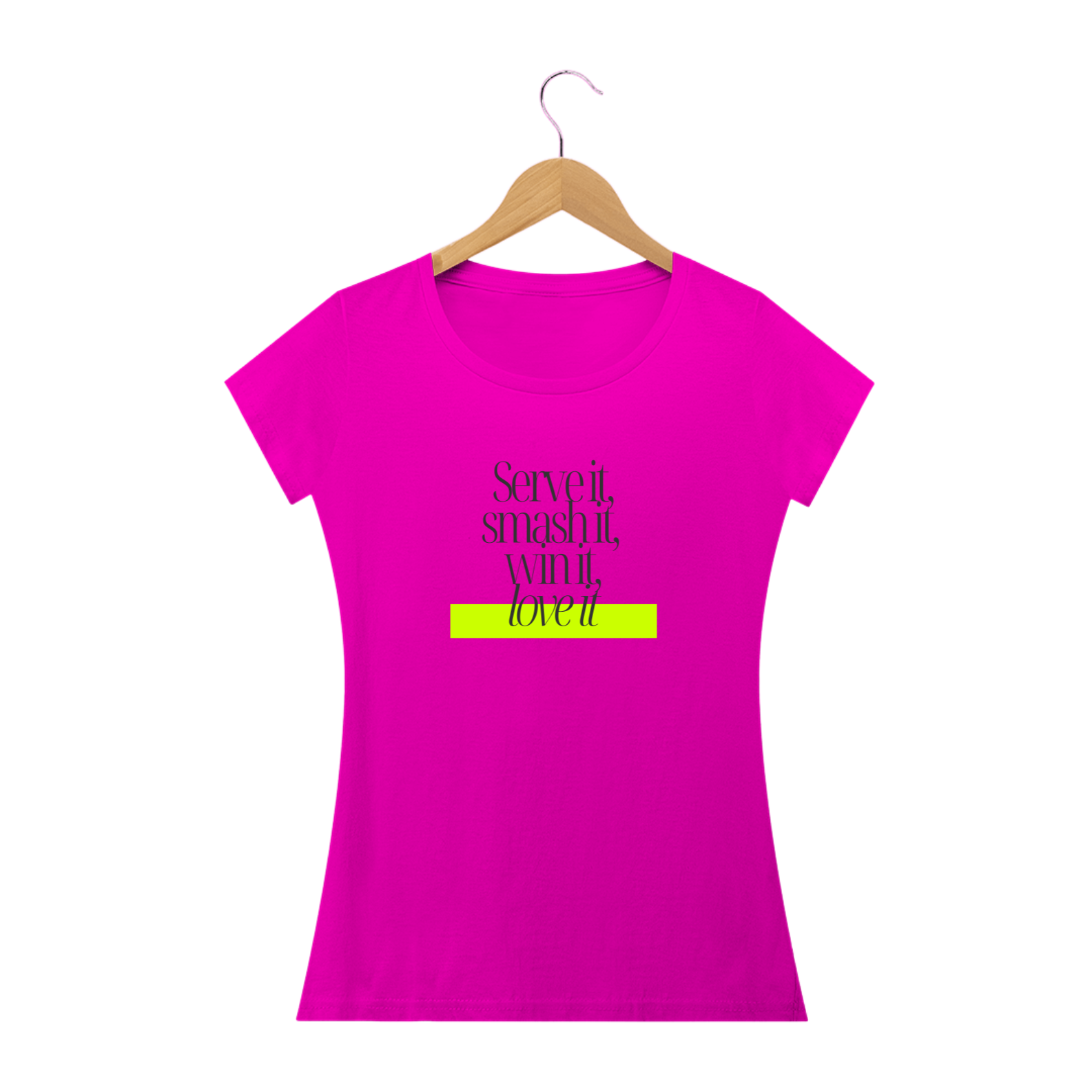 CAMISETA BABY LONG 'SERVE IT,SMASHIT,WIN IT, LOVE IT' TENNISTA