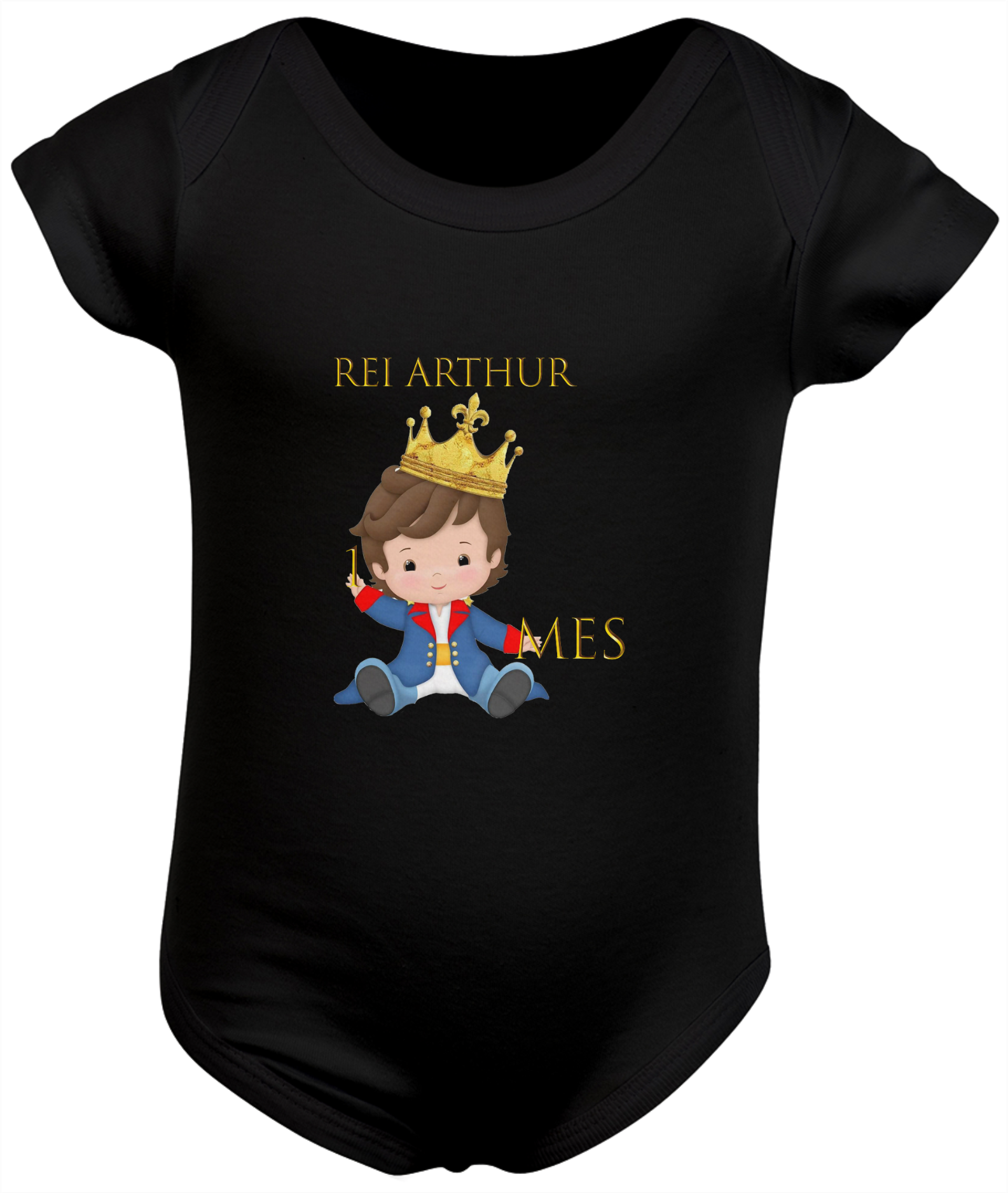 Nome do produto  Body Personalizado Rei Arthur