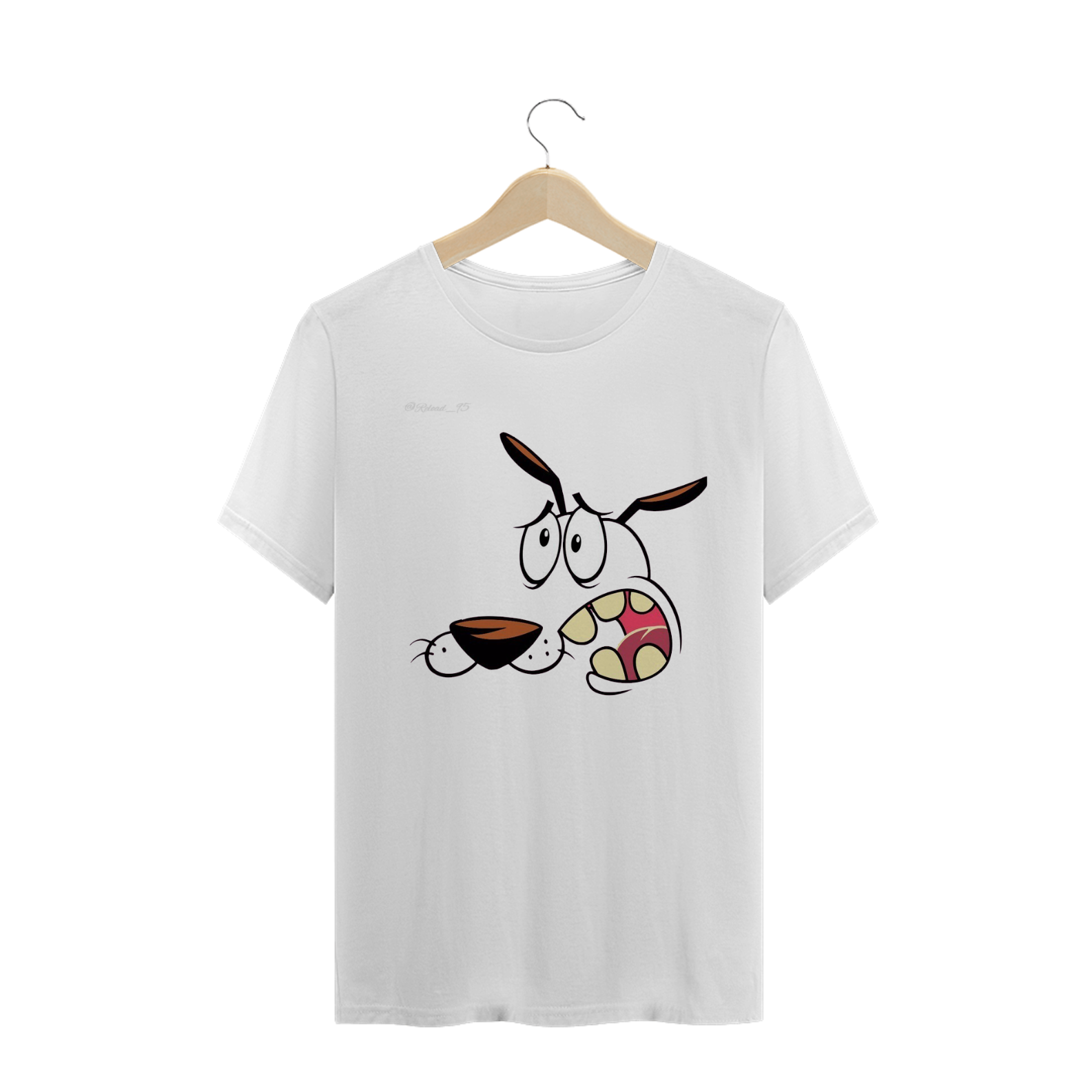 Nome do produto  Camisa Coragem O cão covarde