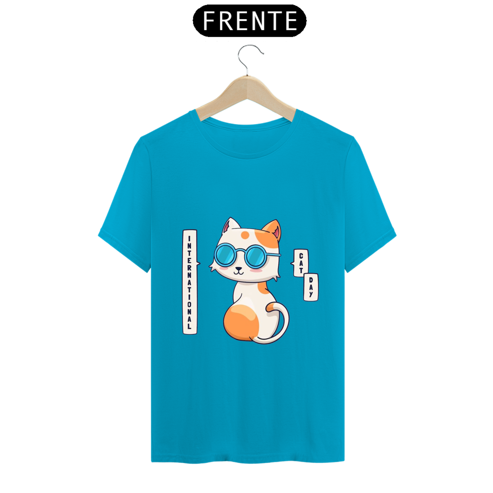 Nome do produto  Camisa Dia internacional do Gatinho