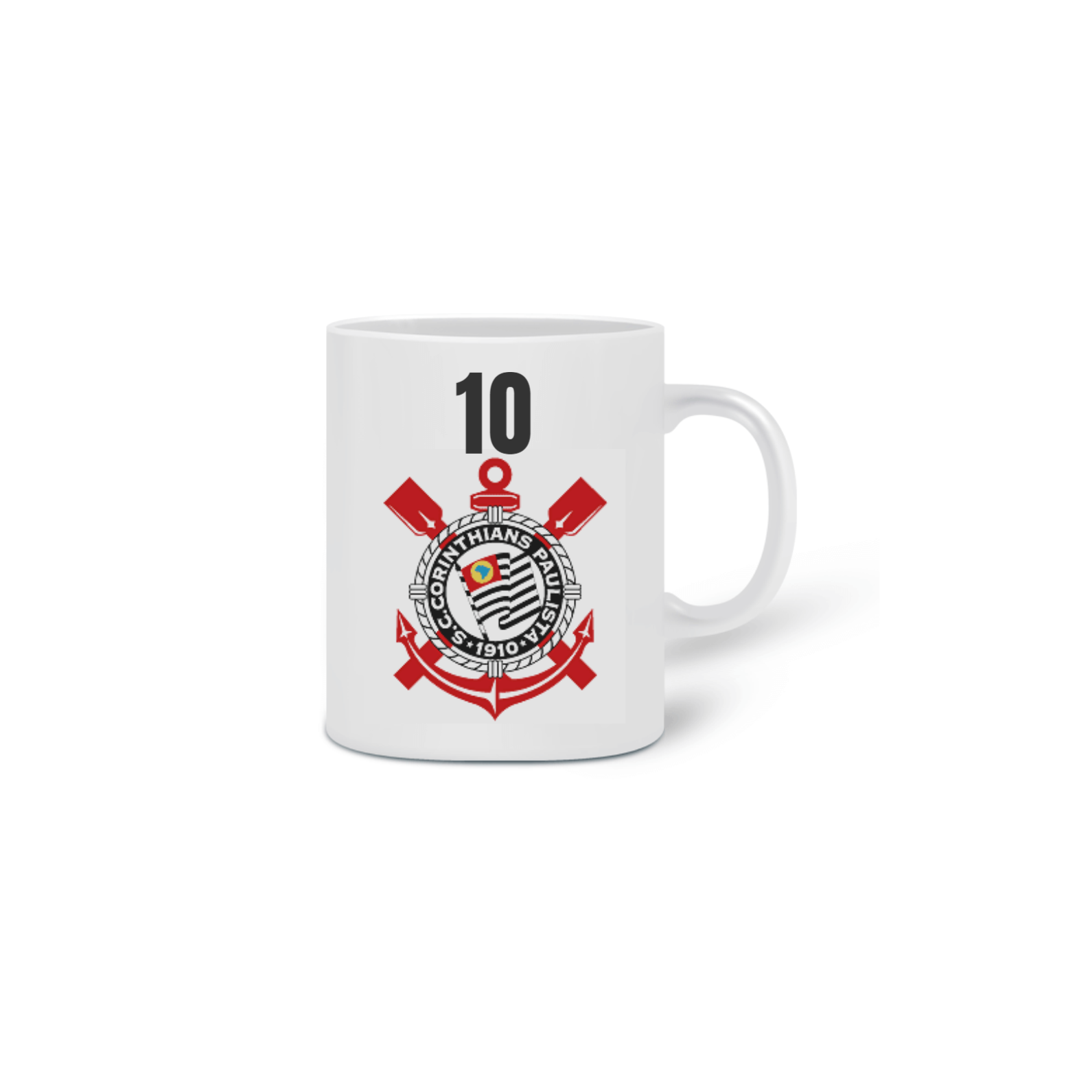 Nome do produto:  CANECA TIME CORINTHIANS