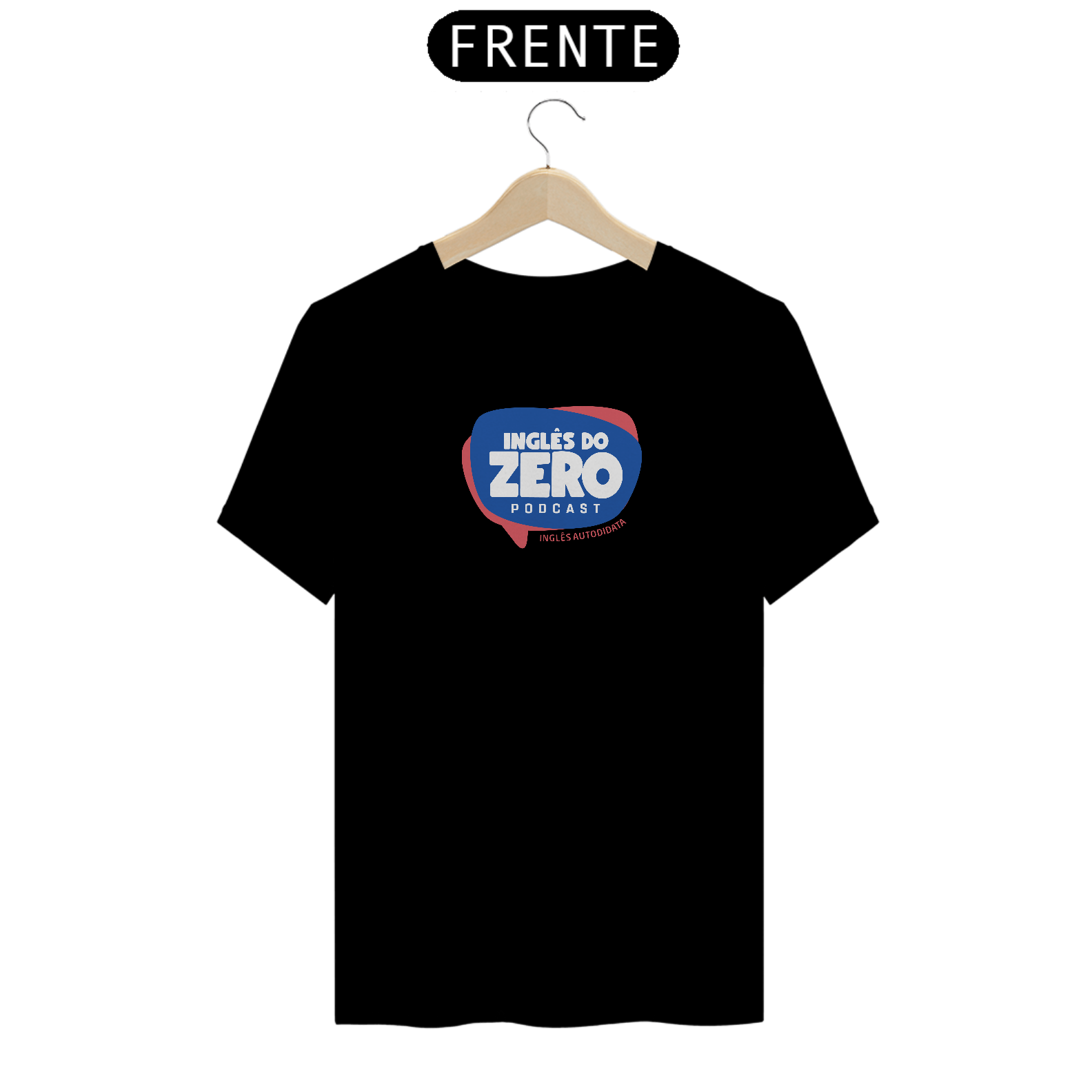 Nome do produto  Camiseta preta Inglês do Zero