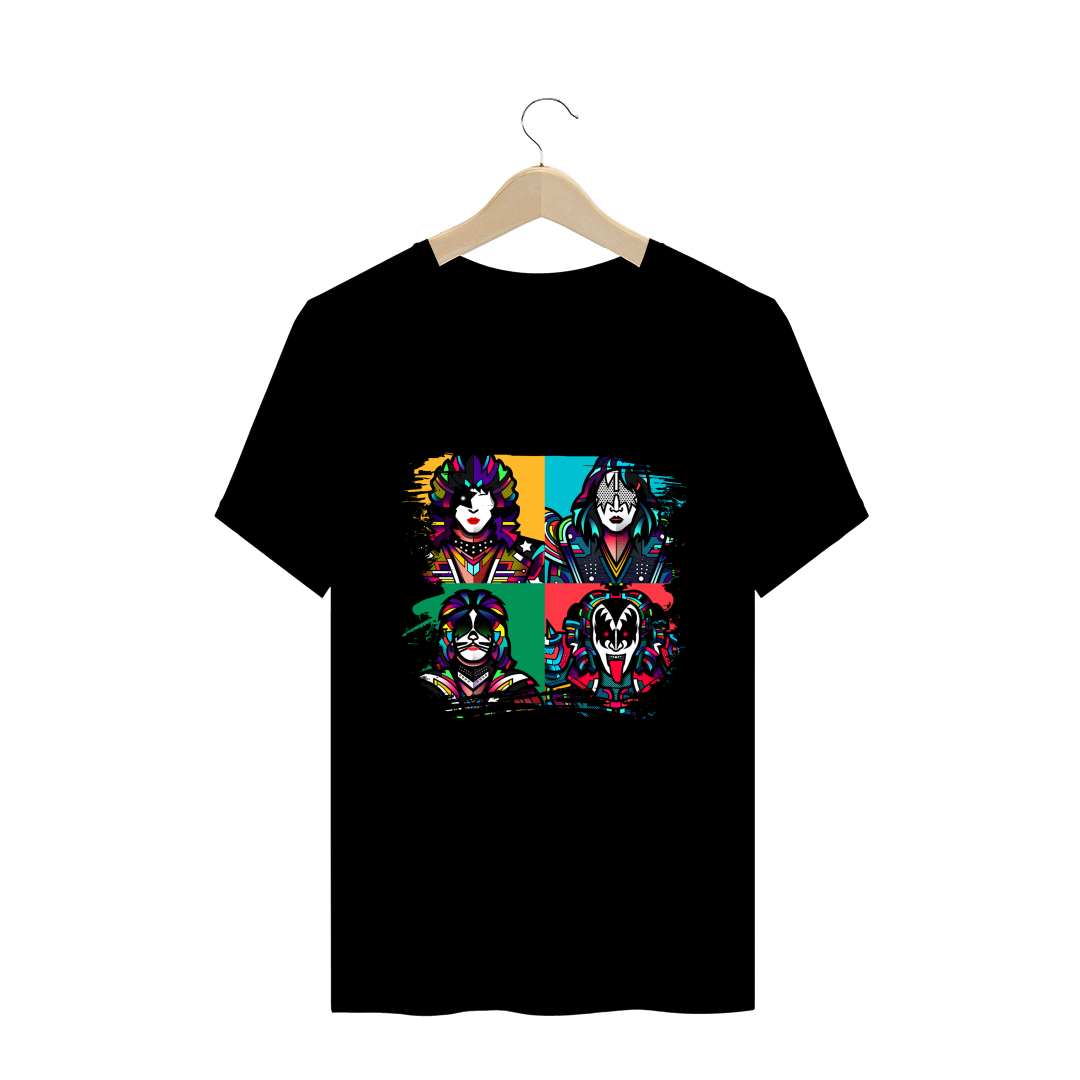 Camiseta Arte Rock Kiss