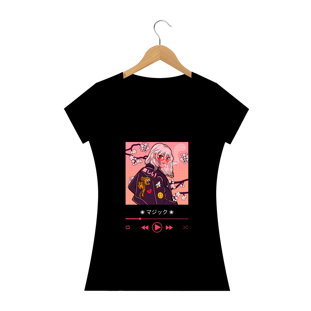 Nome do produto  Camiseta Arte Play Music Feminina