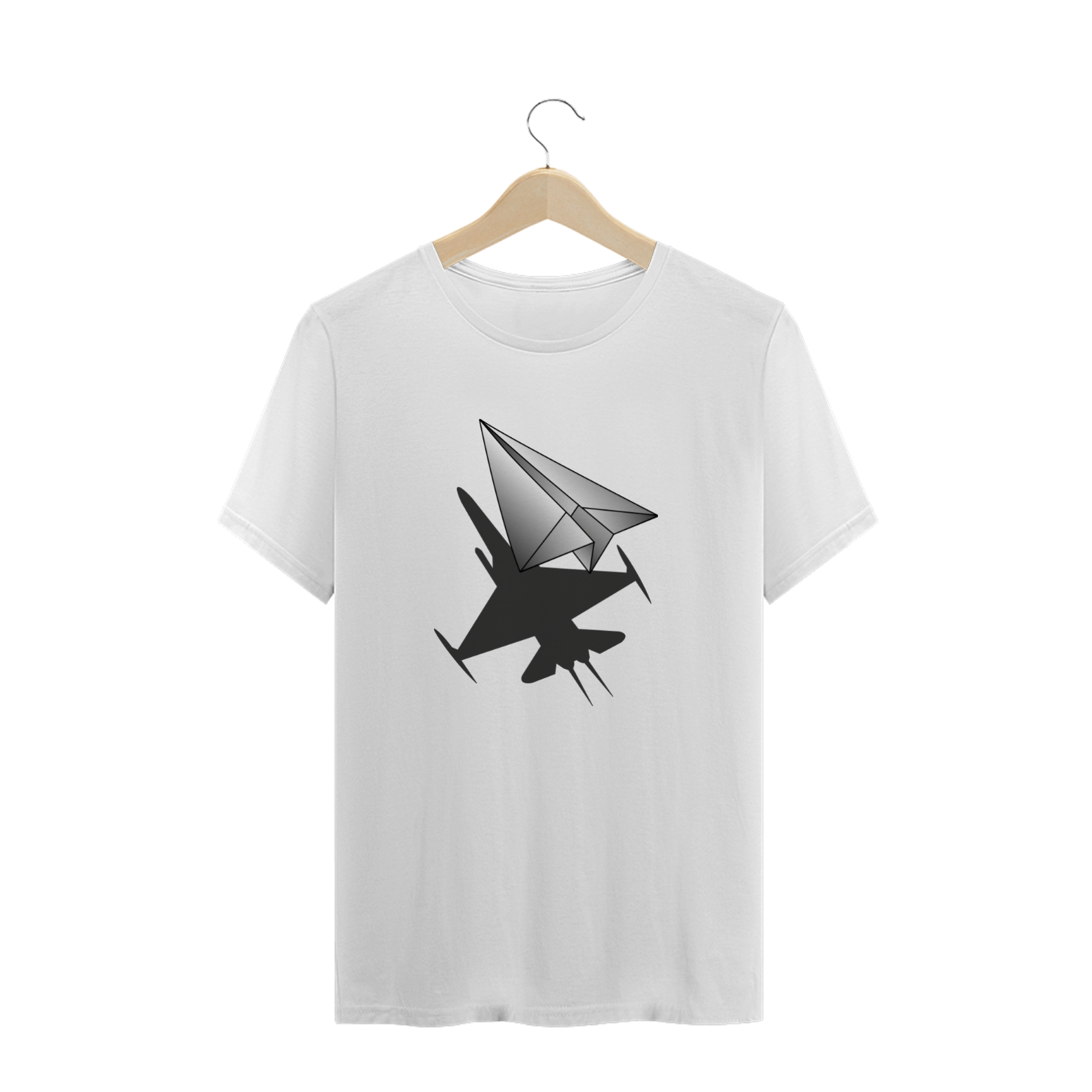 Nome do produto  Avião de Papel - Camiseta