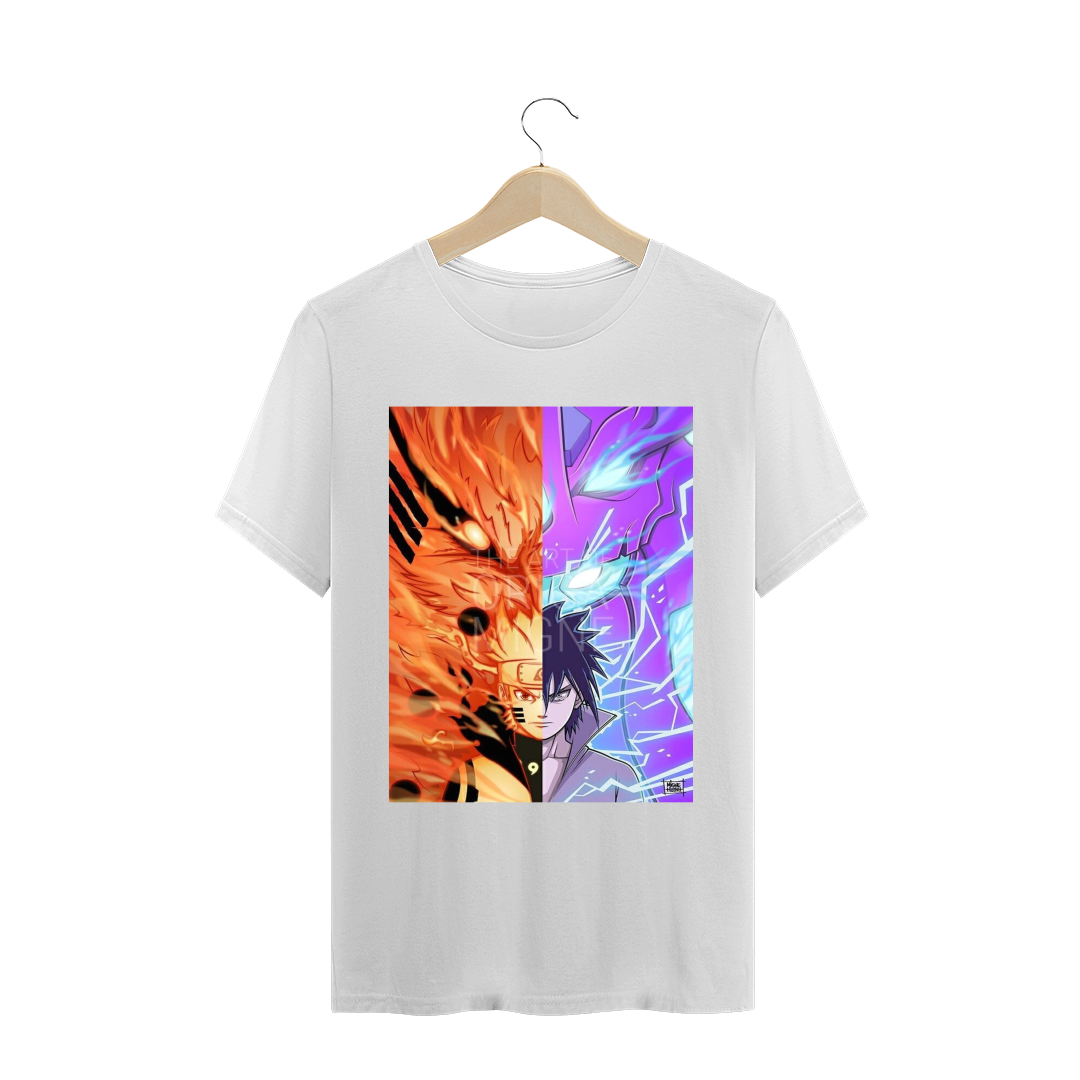 Nome do produto  Camiseta Naruto e Sasuke / Kurama e Susanoo