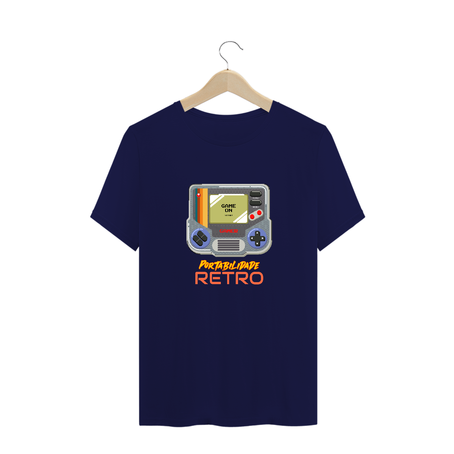 Nome do produto  Camiseta Gamer Retrô