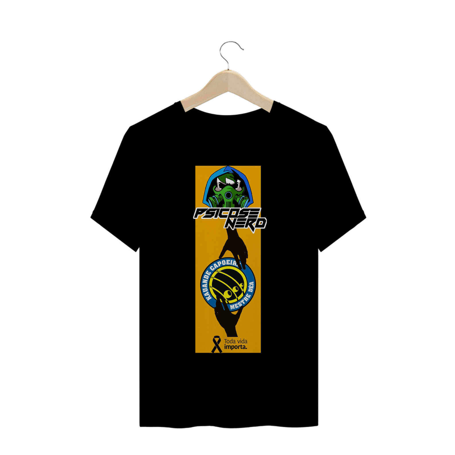 CAMISETA SETEMBRO AMARELO PN E KAUANDE