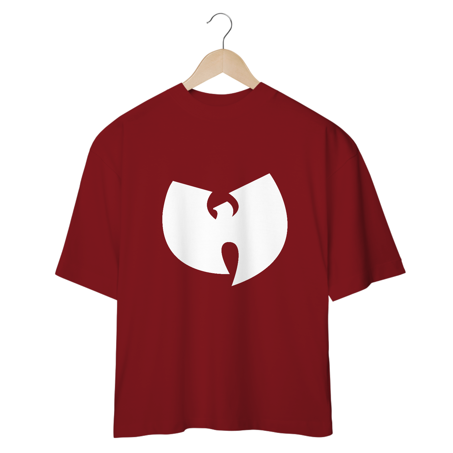 Camiseta Oversized Camiseta de Malha Oversized Wu Tang Clan Logo