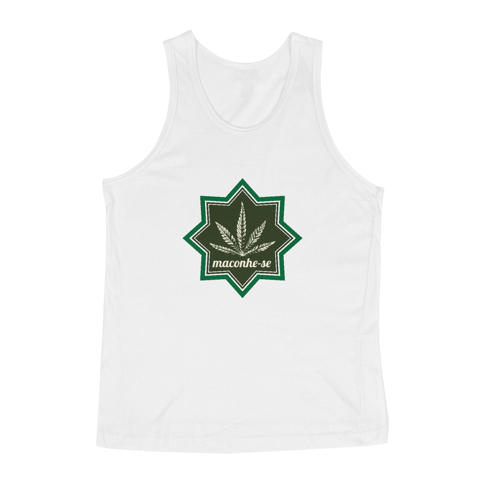 Nome do produto  Regata Maconhe-se Geométrico