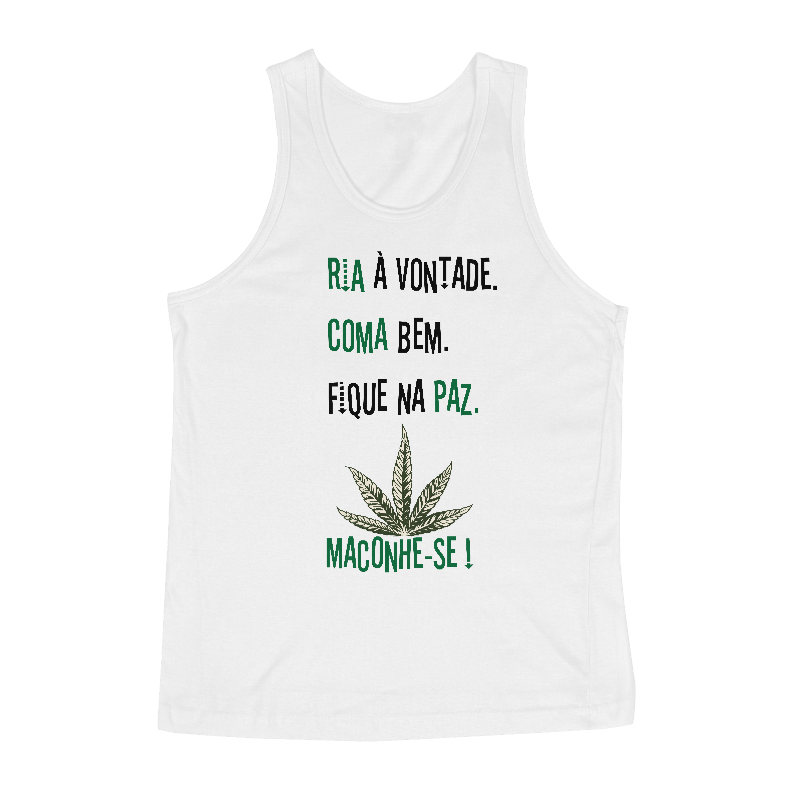 Nome do produto  Regata Fique na Paz