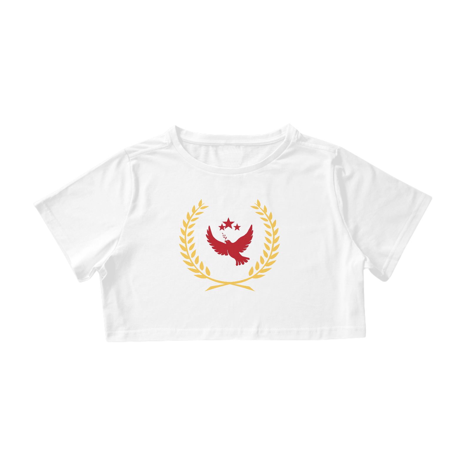 Nome do produto  Cropped Pomba e Trigo