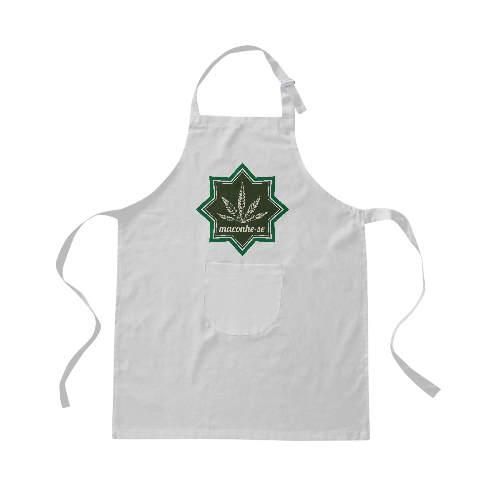 Avental Maconhe-se Geométrico