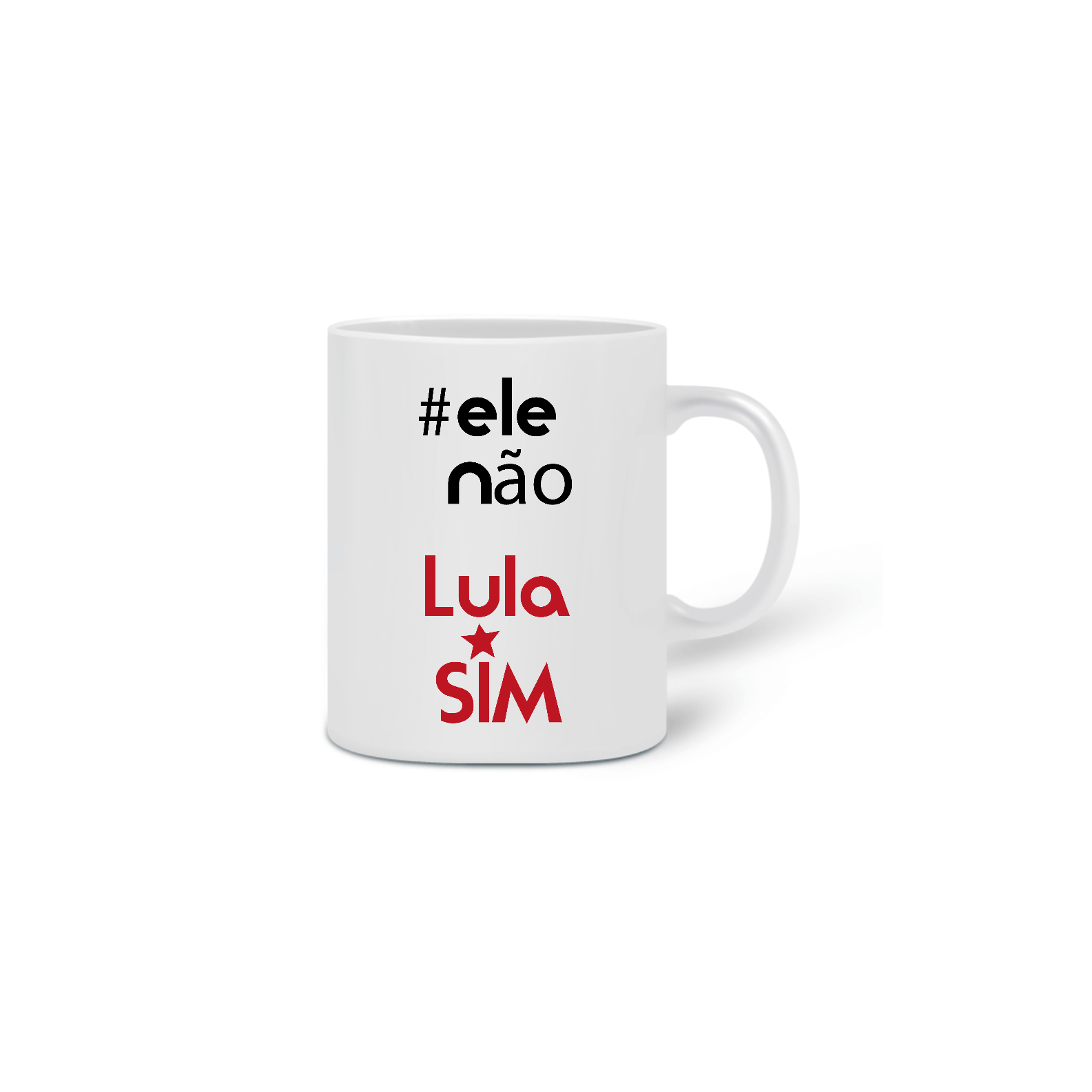 Nome do produto  Caneca #elenão, Lula Sim