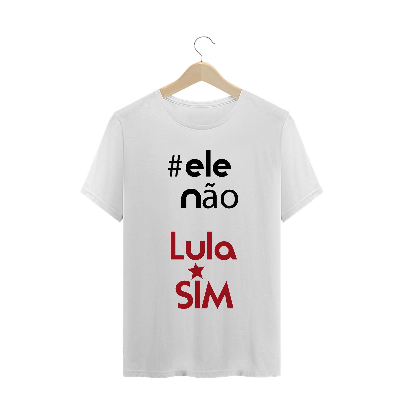 Nome do produto  T-Shirt #elenão, Lula Sim