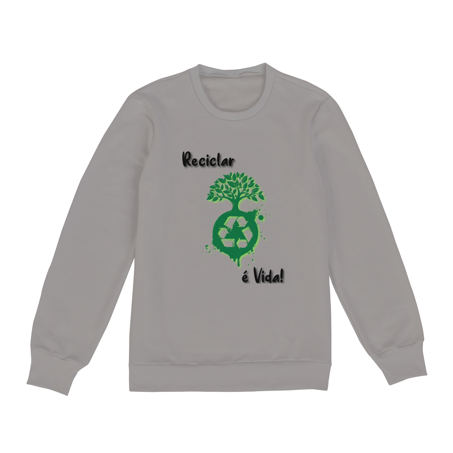 Nome do produto  Moletom Fechado Reciclar é Vida!