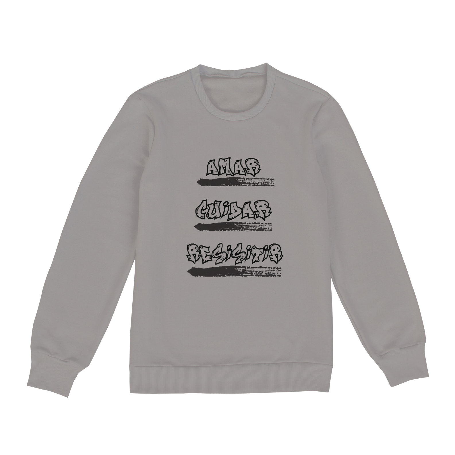 Nome do produto  Moletom Fechado Amar, Cuidar, Resistir