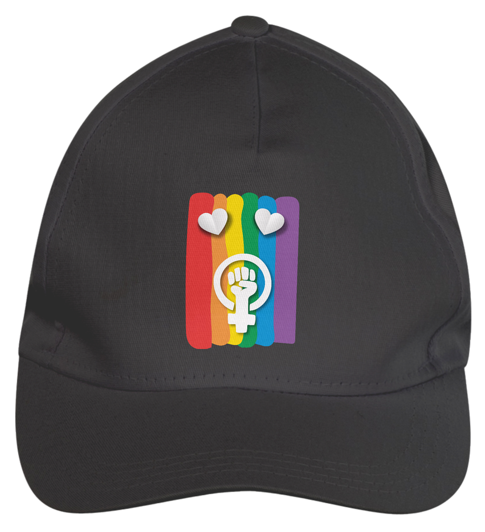 Nome do produto  Boné LGBTQIA+, Feminismo e Amor