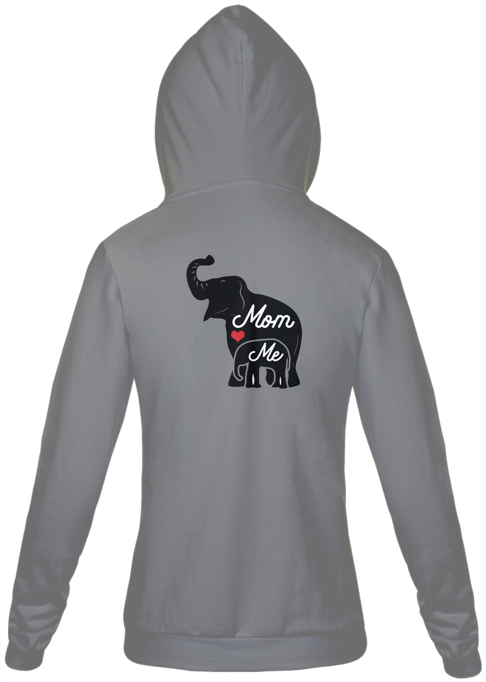 Jaqueta Moletom Feminino Estampa Elefante Mom Me 