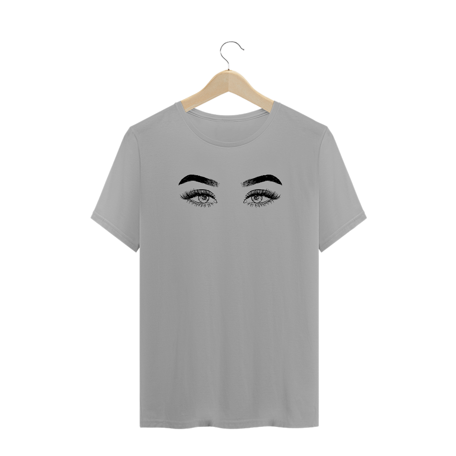 Camiseta Olhos de Mulher Estampada Desenho Estampa Quality 