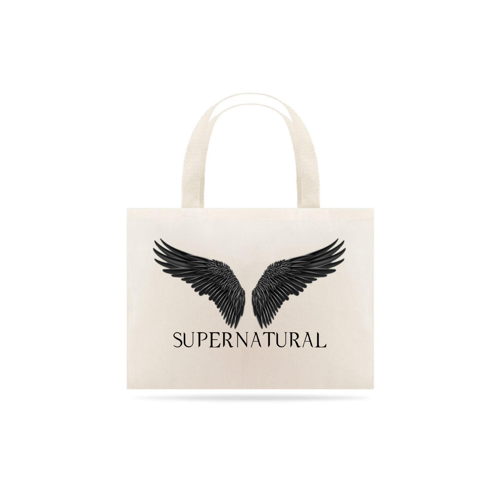 Eco Bag Grande com Estampa da Série Supernatural Versão 2