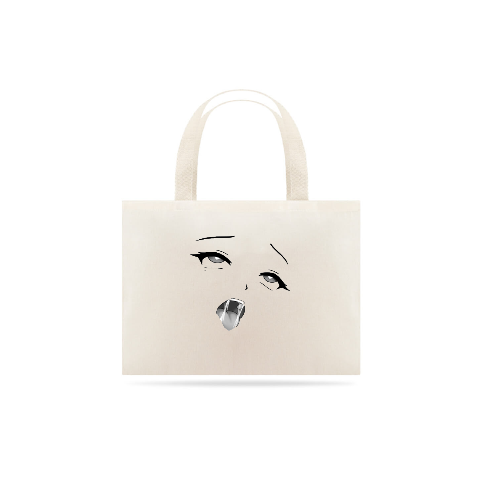 Bolsa Eco Bag Hentai Ahegao Princess Anime Estampada Grande