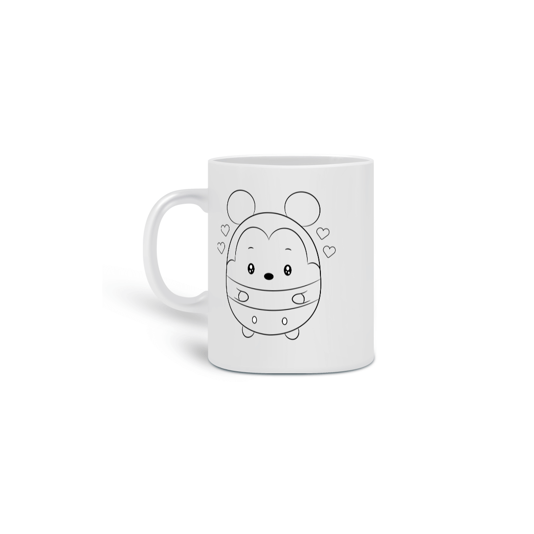 Caneca Cerâmica Estampa Mickey Fofo
