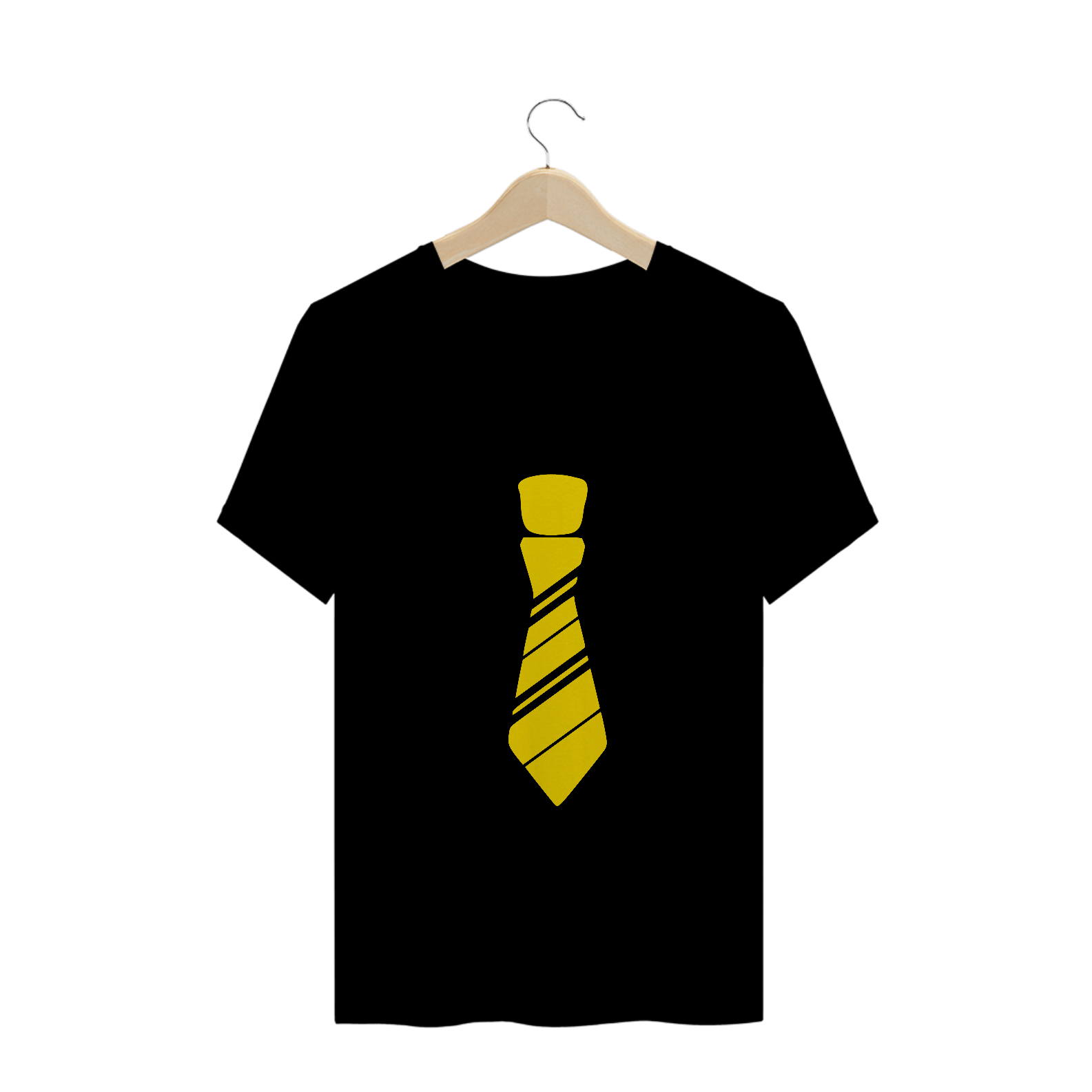 Camiseta Gravata Amarela Cinema Estampada
