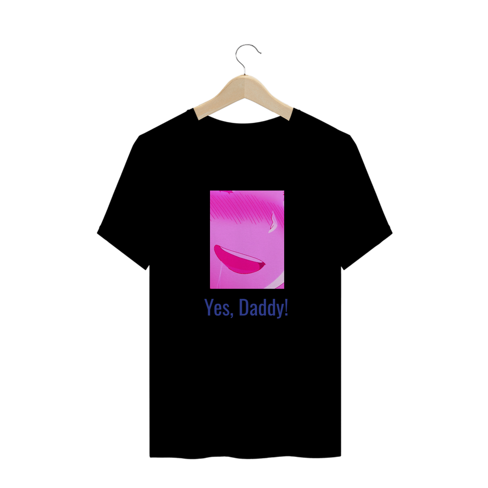 Nome do produto: Camiseta Anime Hentai Yes, Daddy Estampa Quality