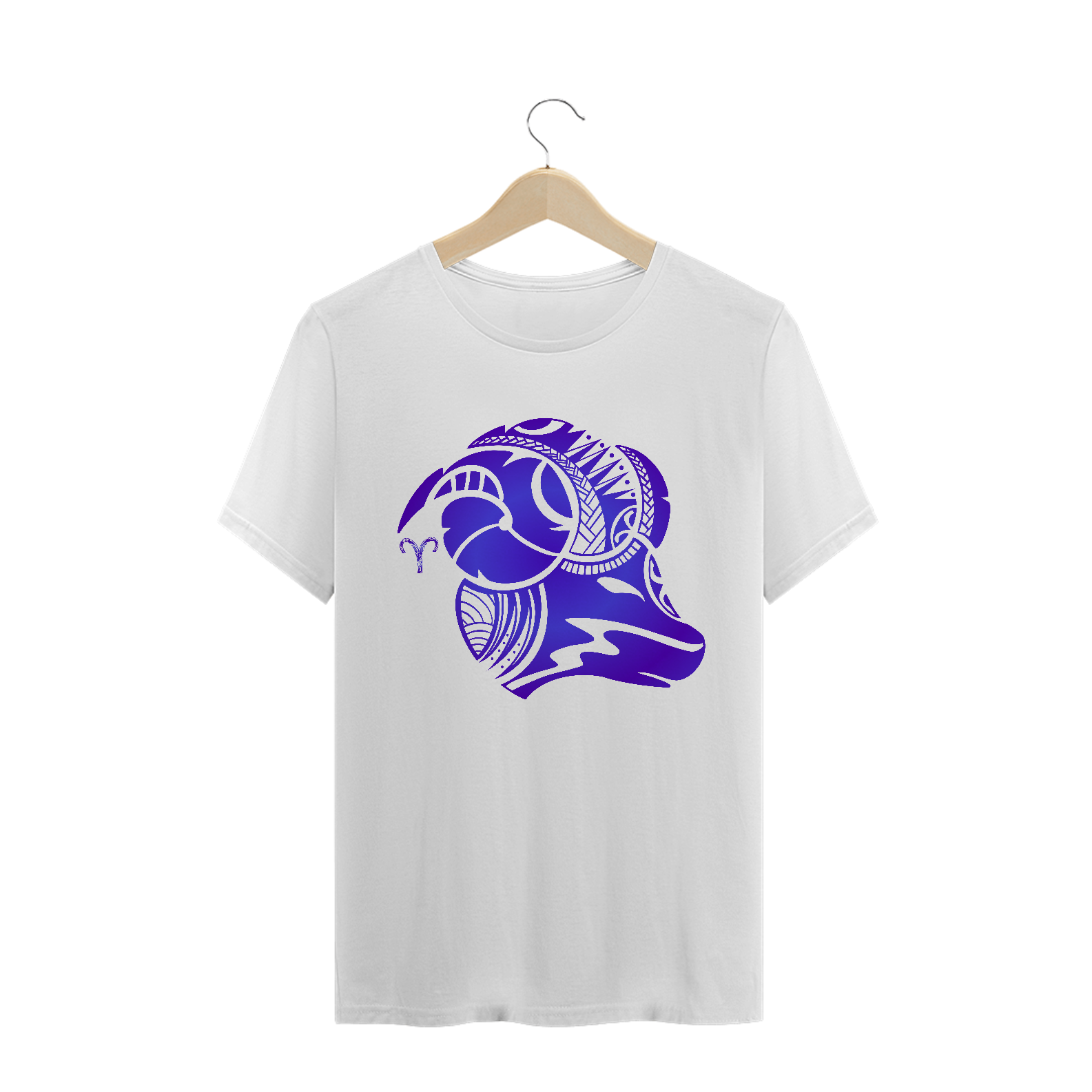 CAMISETA MASC/UNISSEX BRANCA - SIGNO ÁRIES