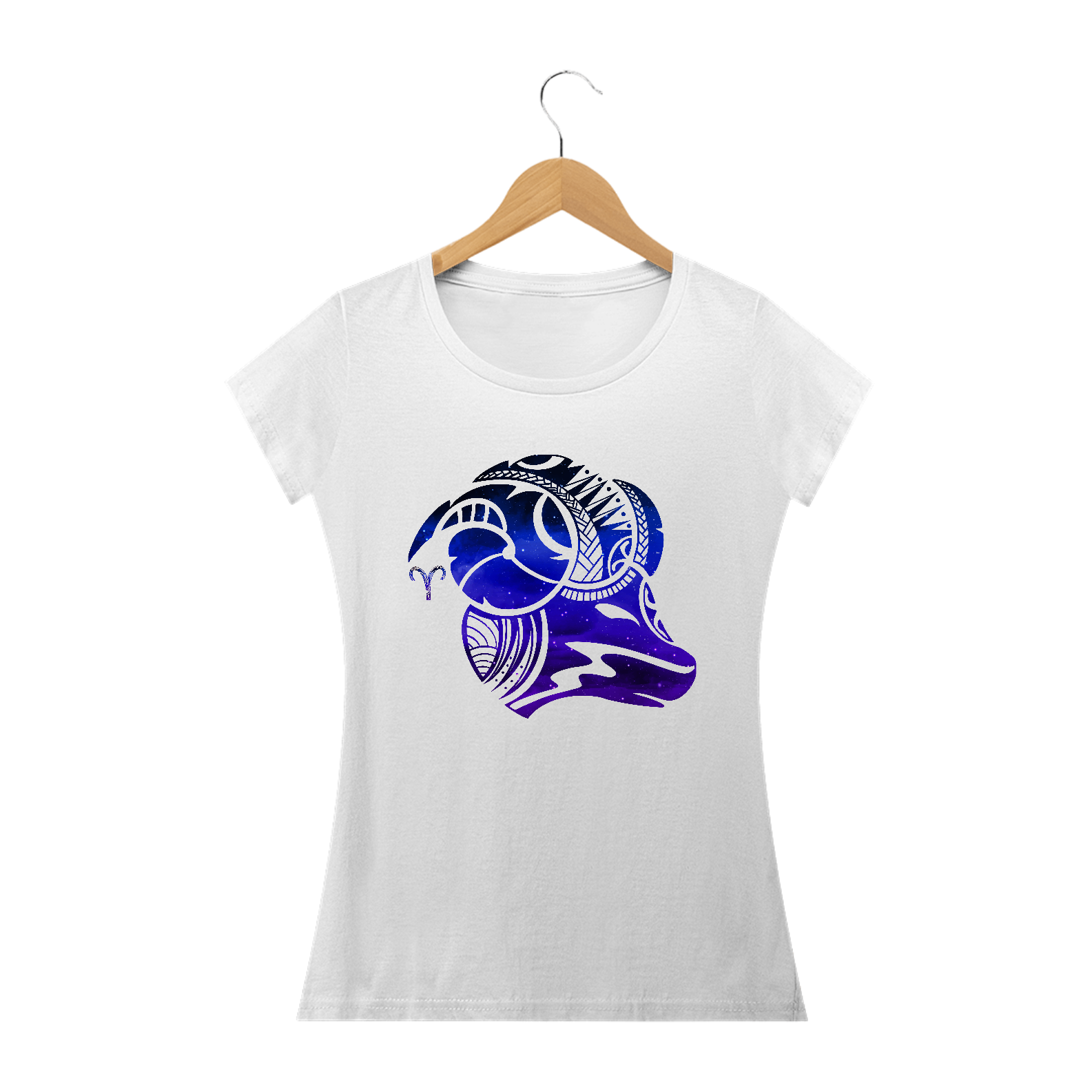 CAMISETA FEMININA BRANCA - SIGNO ÁRIES