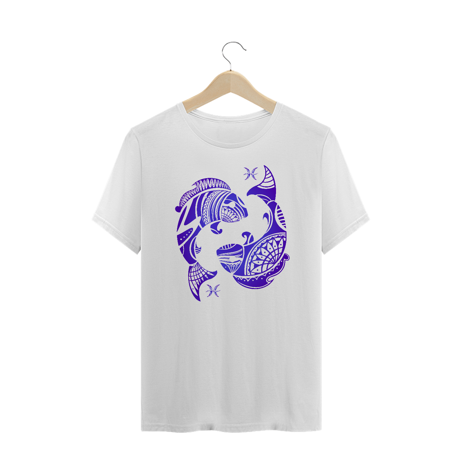 CAMISETA UNISSEX PLUS SIZE - SIGNO PEIXES