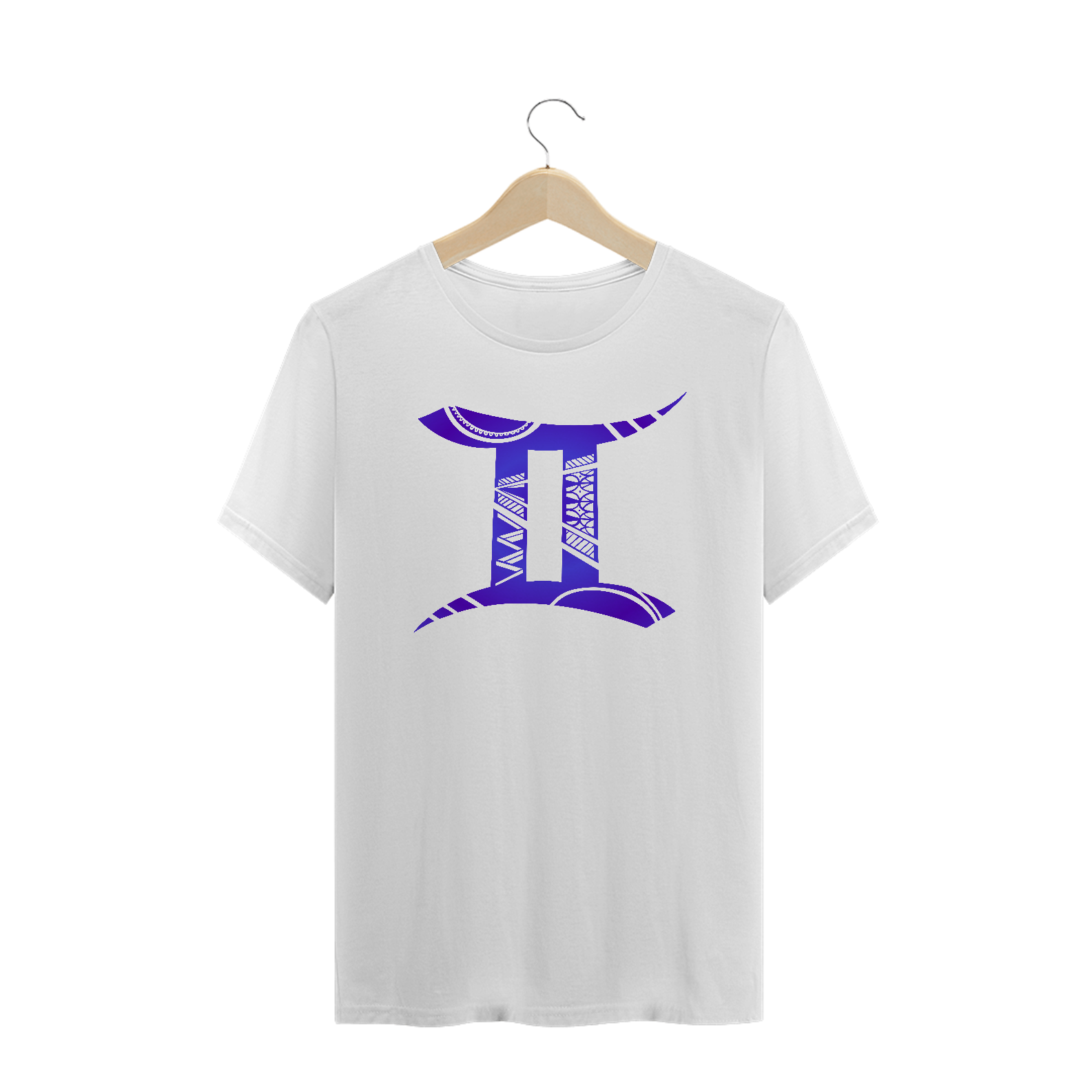 CAMISETA UNISSEX PLUS SIZE - SÍMBOLO SIGNO GÊMEOS