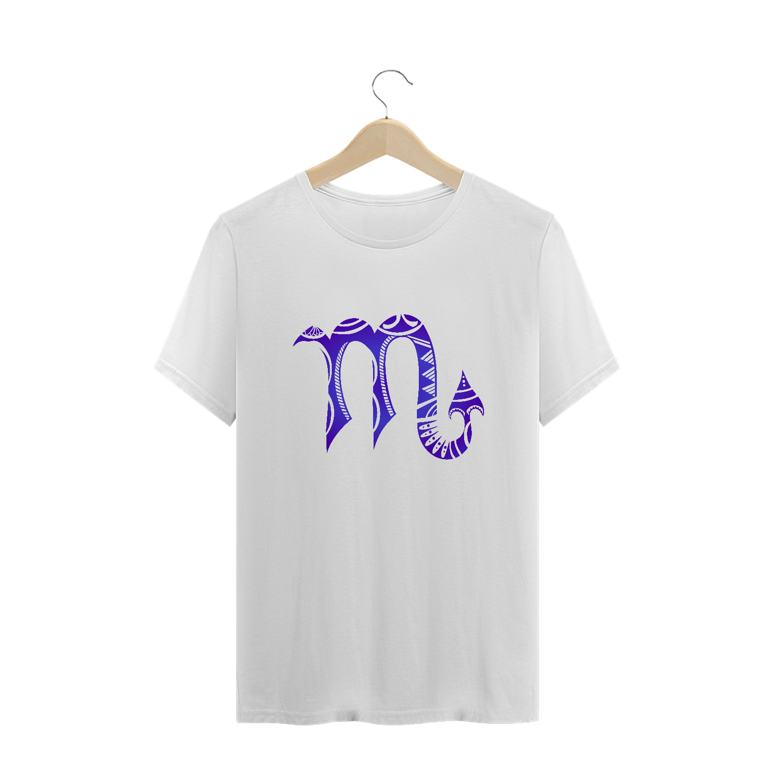CAMISETA UNISSEX PLUS SIZE - SÍMBOLO SIGNO ESCORPIÃO