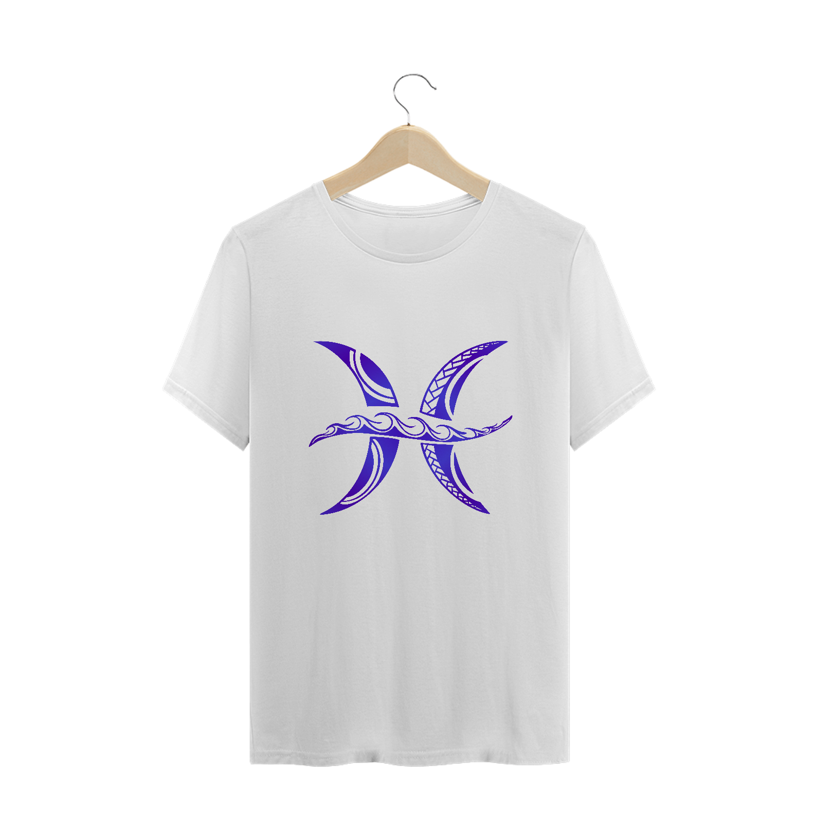 CAMISETA UNISSEX PLUS SIZE - SÍMBOLO SIGNO PEIXES