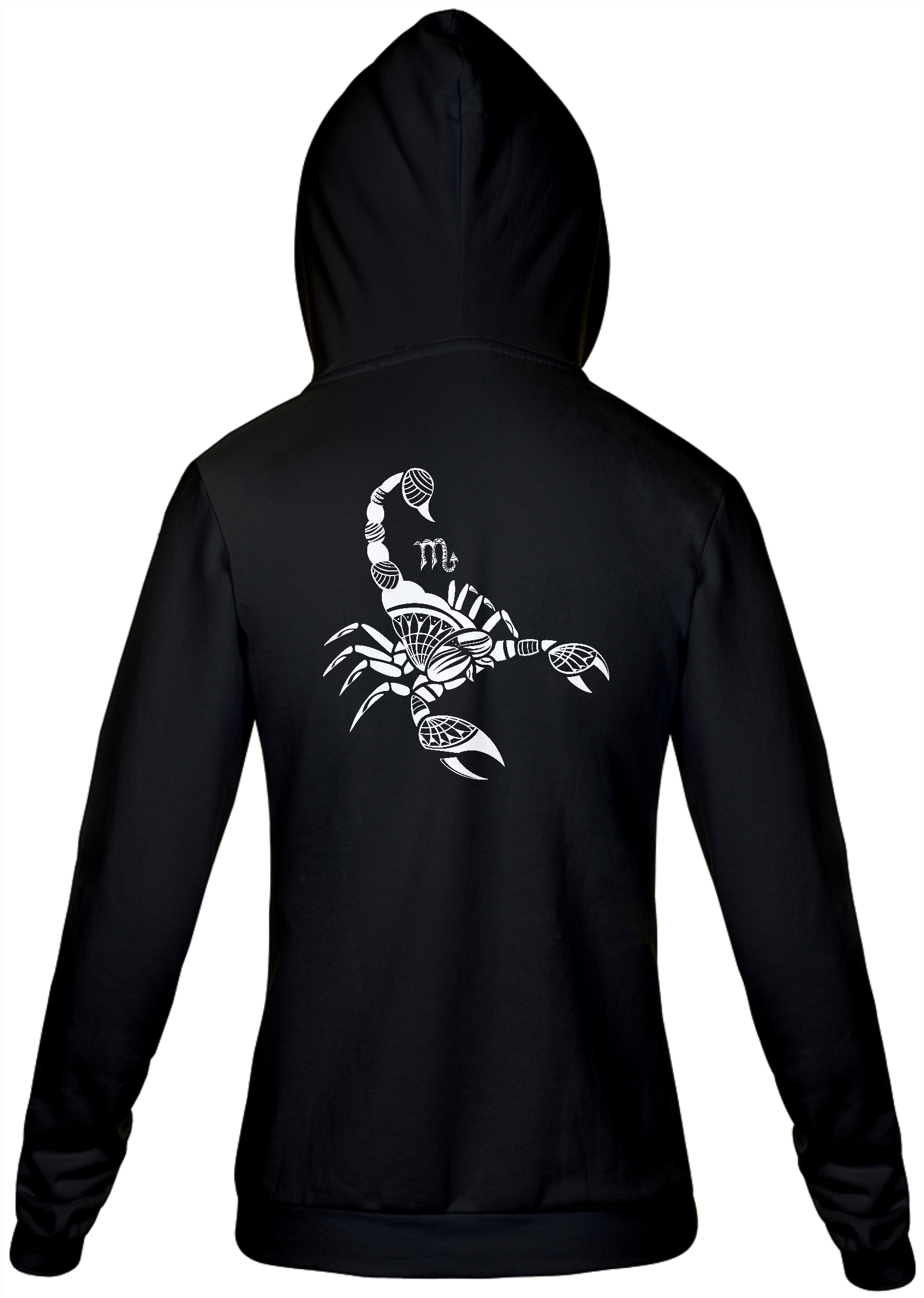 MOLETON ZIPER E CAPUZ - SIGNO ESCORPIÃO