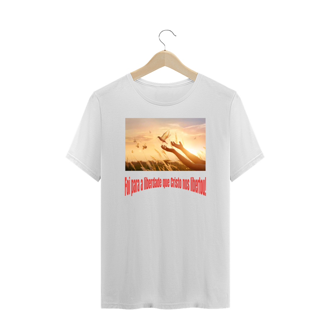Camisa com frase bíclica