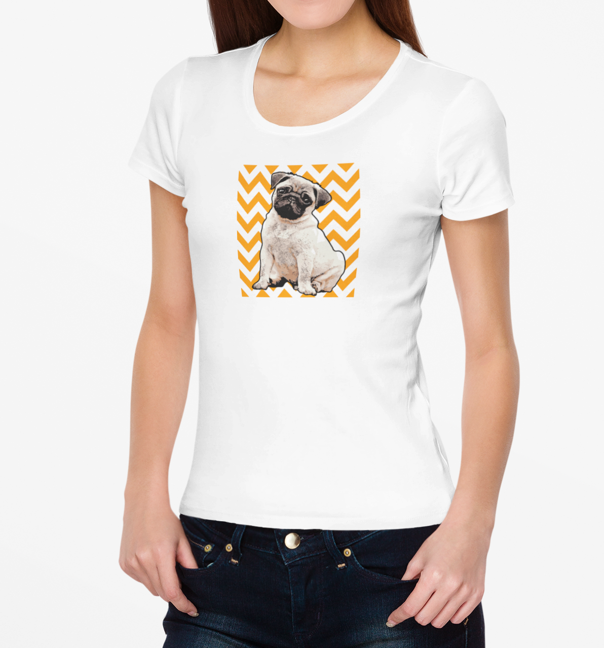 Nome do produto  BABYLOOK PUG LARANJA